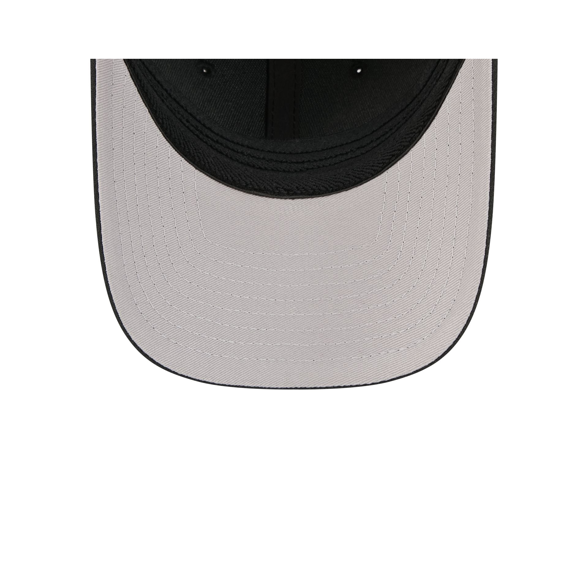 Dallas Cowboys Poly Black & White 39THIRTY M-Crown Stretch Fit Hat