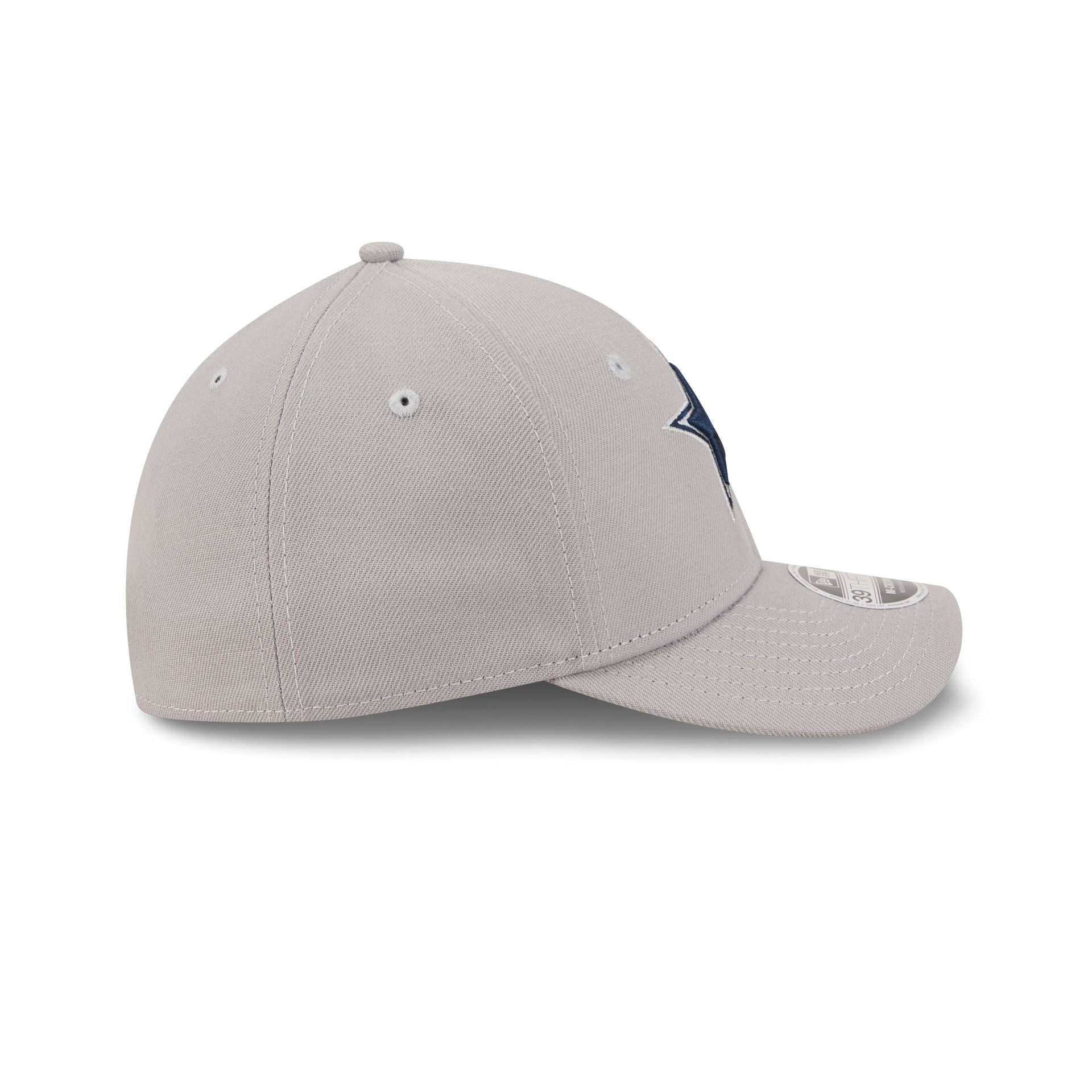 Dallas Cowboys Poly Gray 39THIRTY M-Crown Stretch Fit Hat