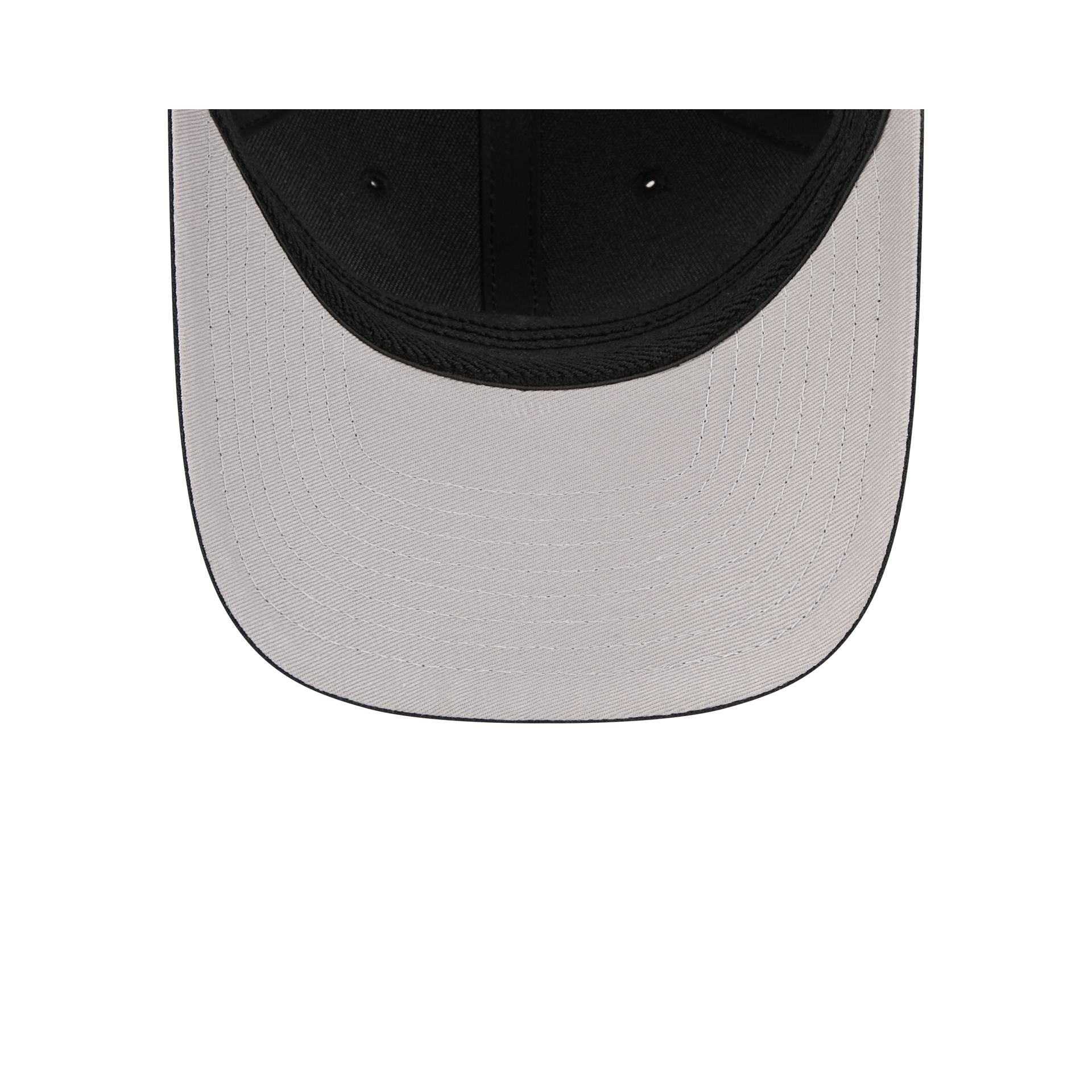 Philadelphia Eagles Poly Black & White 39THIRTY M-Crown Stretch Fit Hat