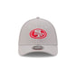 San Francisco 49ers Poly Gray 39THIRTY M-Crown Stretch Fit Hat