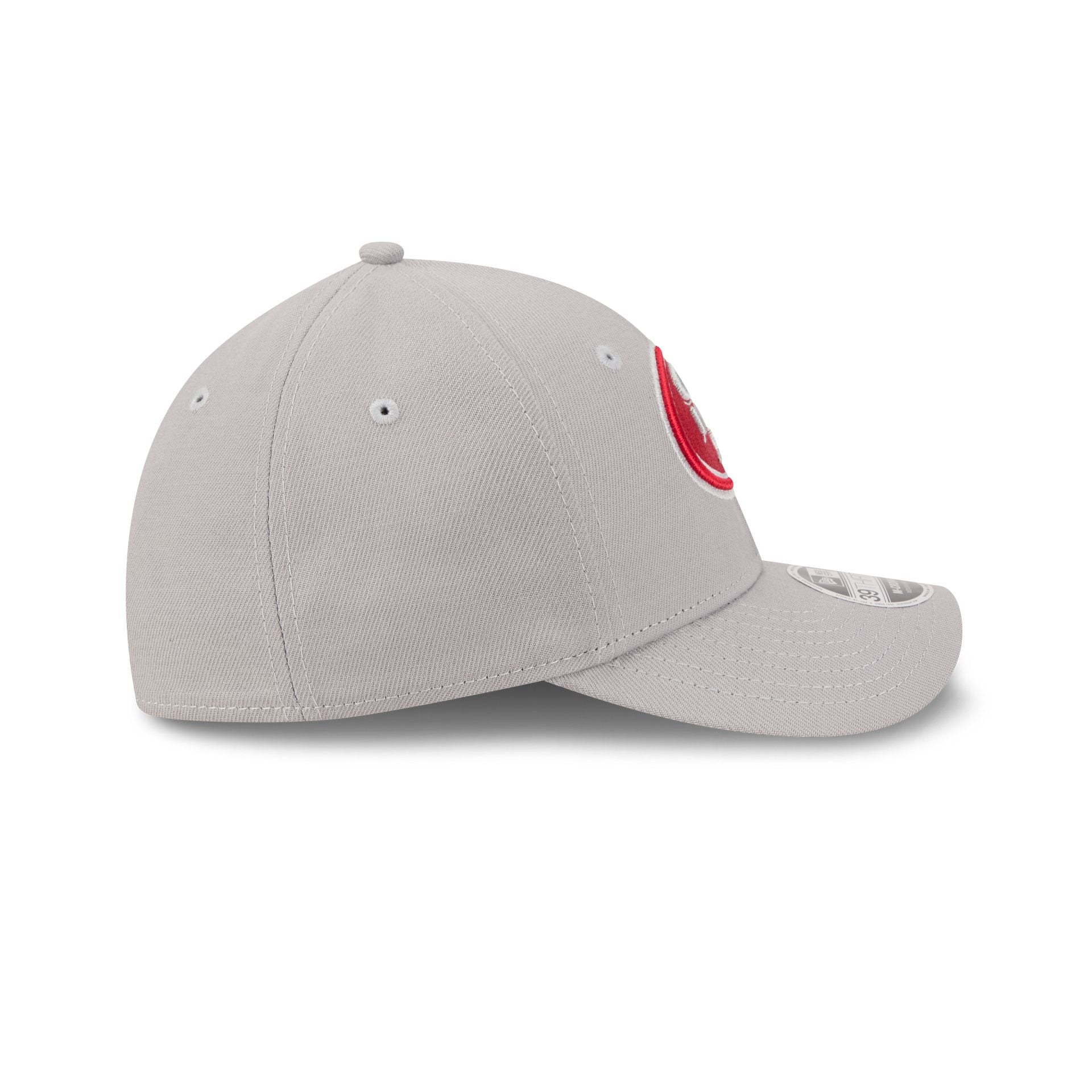 San Francisco 49ers Poly Gray 39THIRTY M-Crown Stretch Fit Hat
