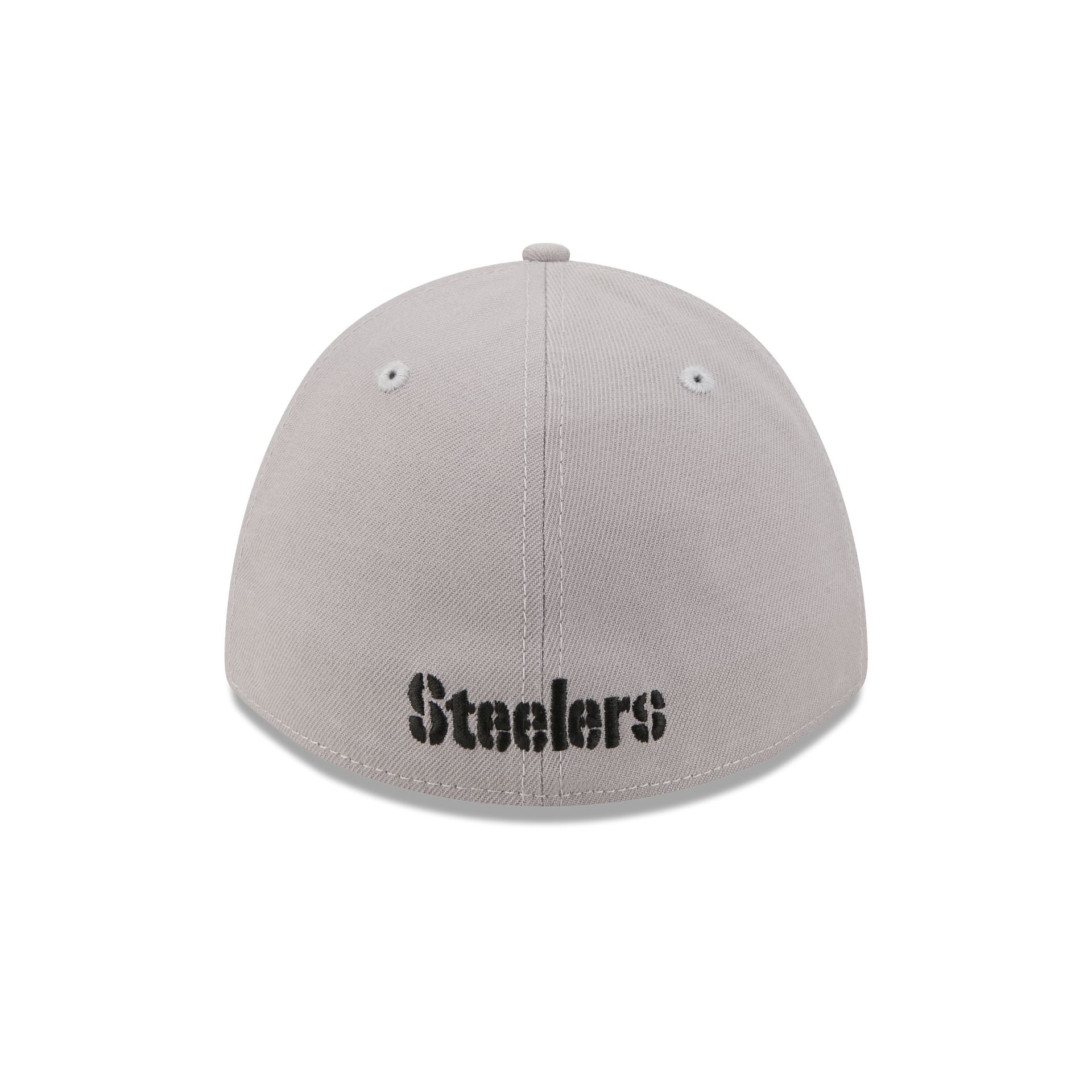 Pittsburgh Steelers Poly Gray 39THIRTY M-Crown Stretch Fit Hat