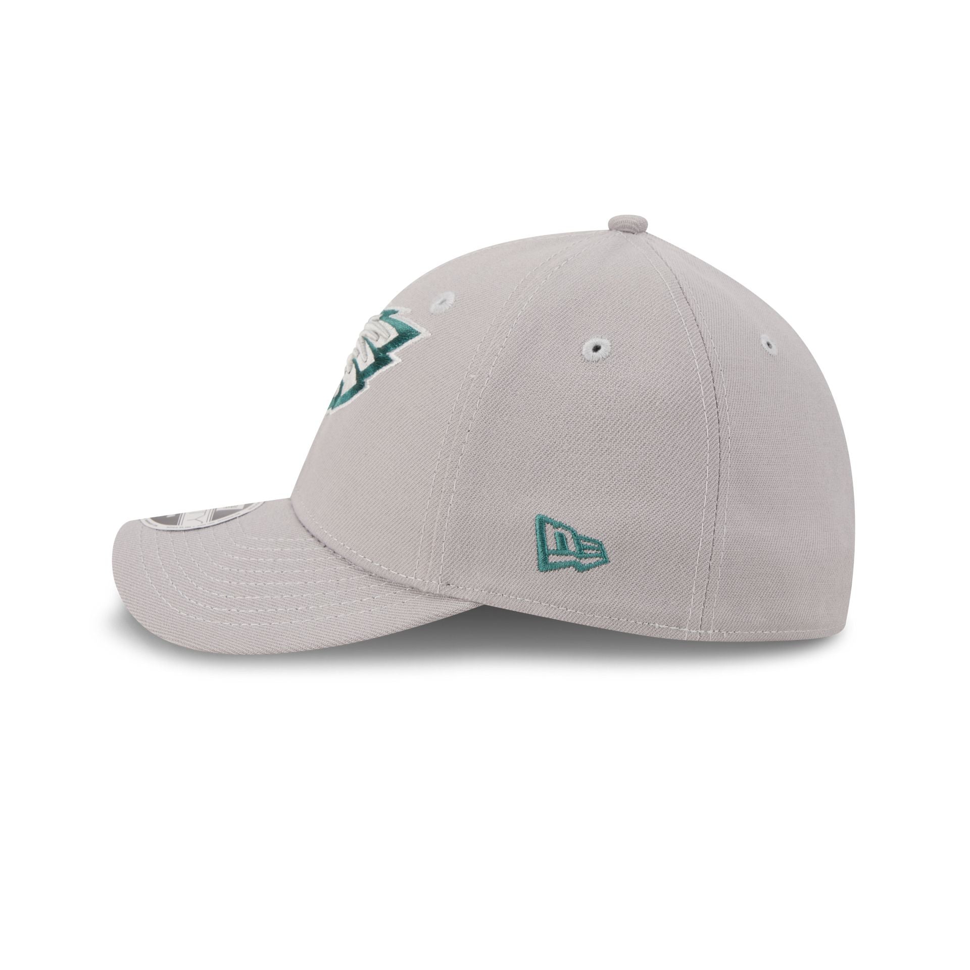 Philadelphia Eagles Poly Gray 39THIRTY M-Crown Stretch Fit Hat
