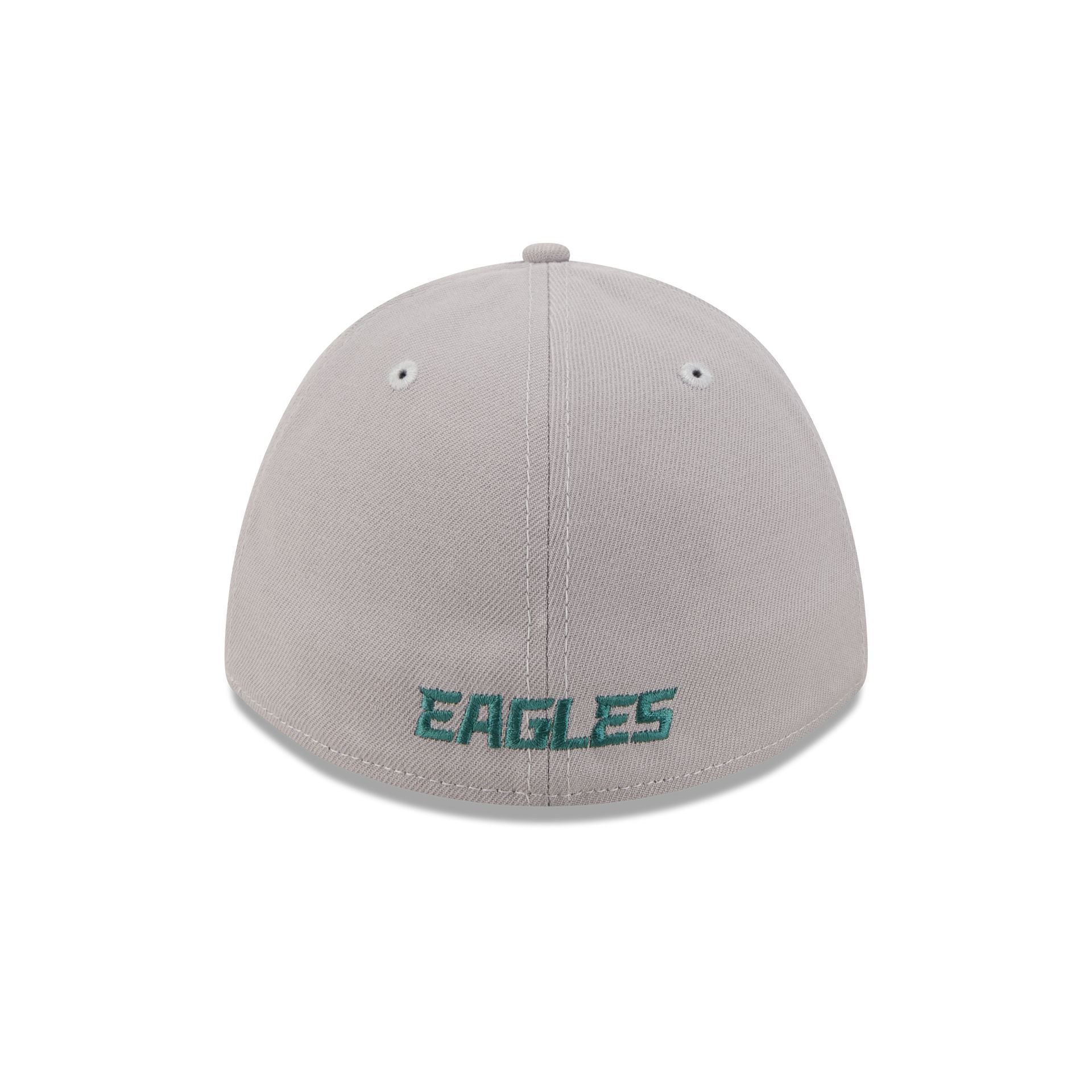 Philadelphia Eagles Poly Gray 39THIRTY M-Crown Stretch Fit Hat