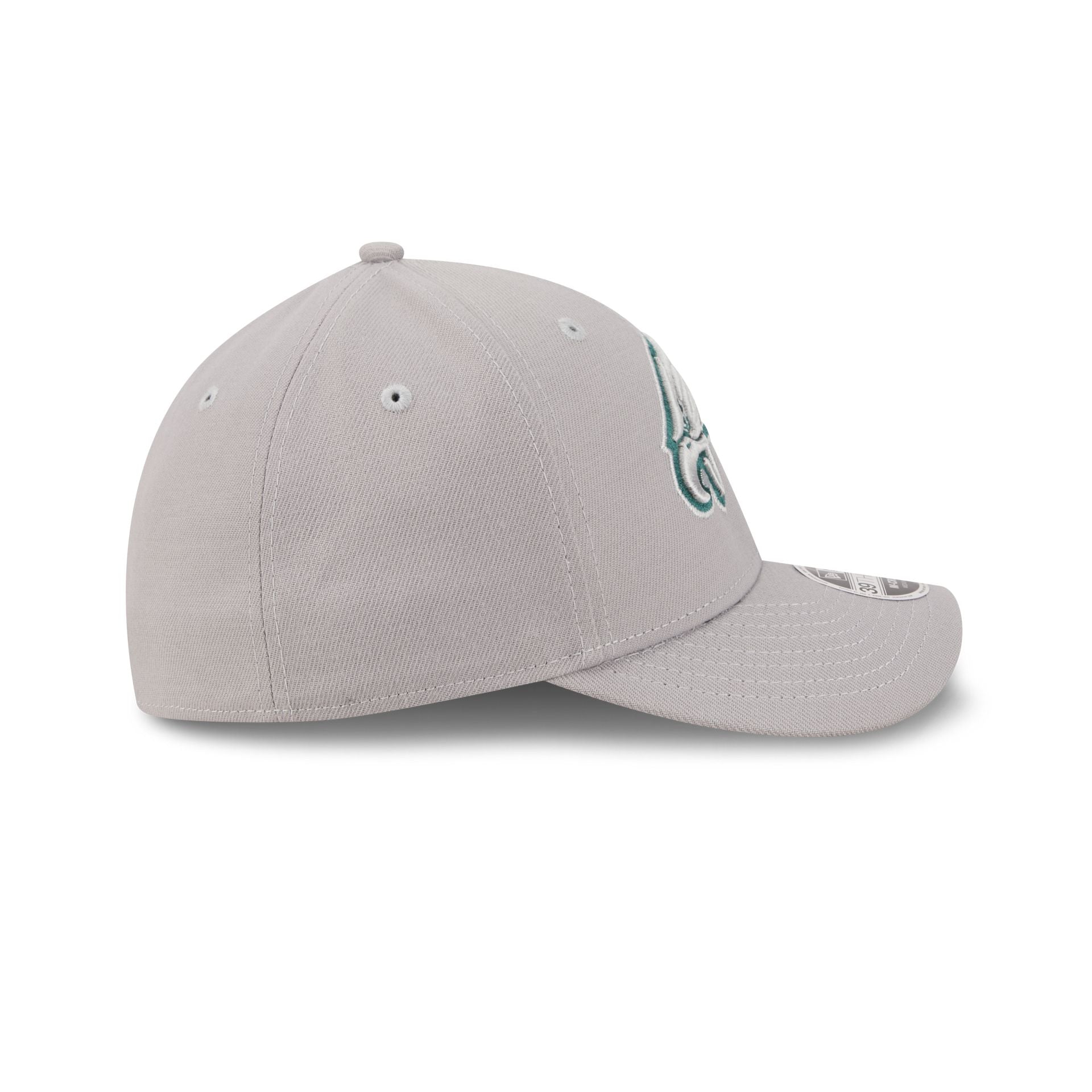 Philadelphia Eagles Poly Gray 39THIRTY M-Crown Stretch Fit Hat