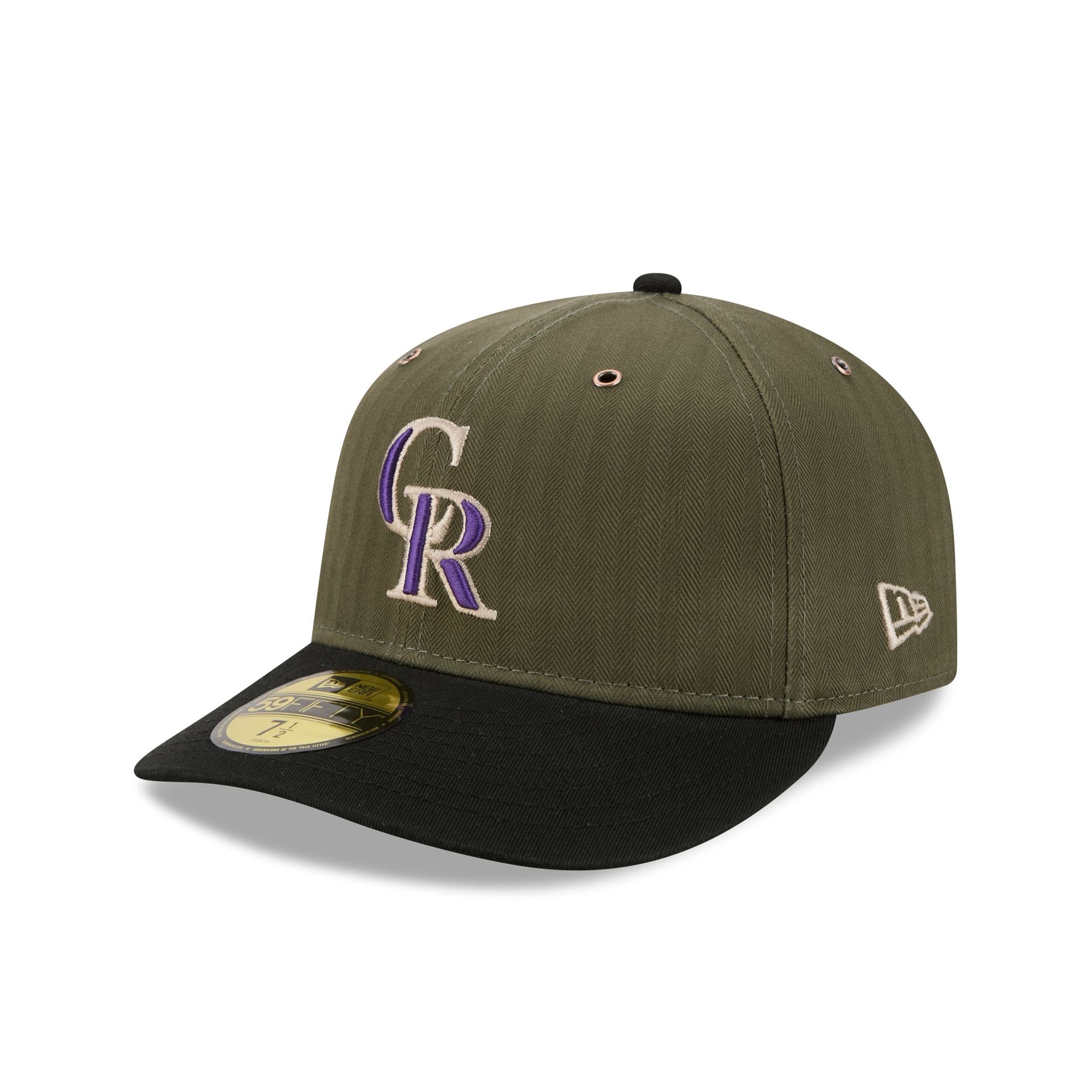 Colorado Rockies Three Looms American Herringbone 59FIFTY Fitted Hat
