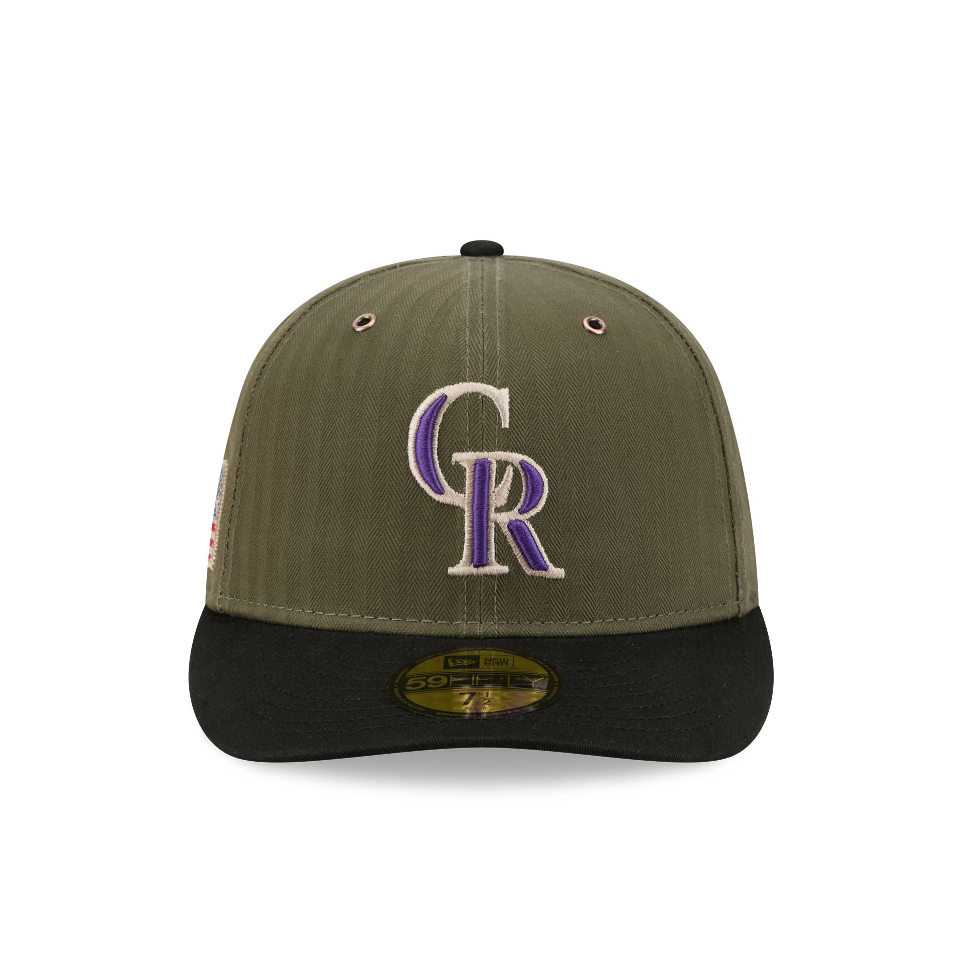 Colorado Rockies Three Looms American Herringbone 59FIFTY Fitted Hat