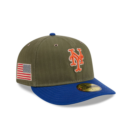 New York Mets Three Looms American Herringbone 59FIFTY Fitted Hat - New Era Cap