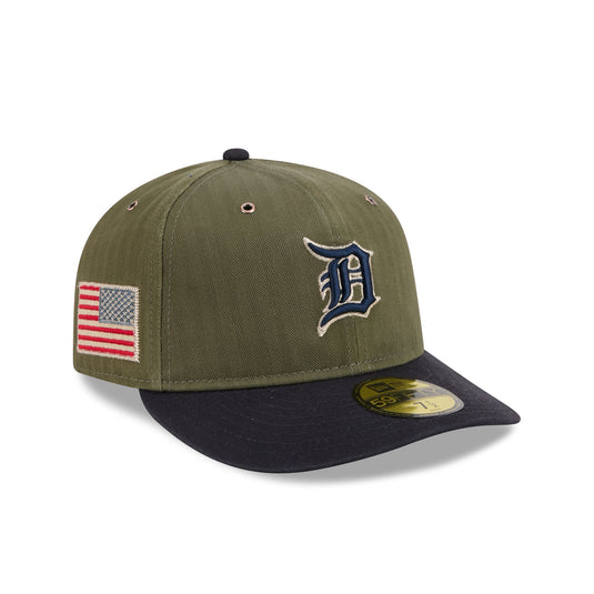 Detroit Tigers Three Looms American Herringbone 59FIFTY Fitted Hat - New Era Cap