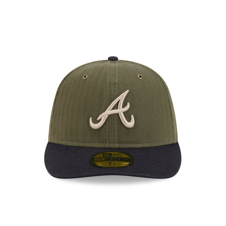 Atlanta Braves Three Looms American Herringbone 59FIFTY Fitted Hat