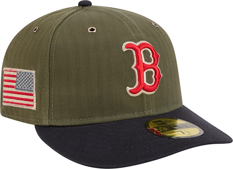 Boston Red Sox Three Looms American Herringbone 59FIFTY Fitted Hat
