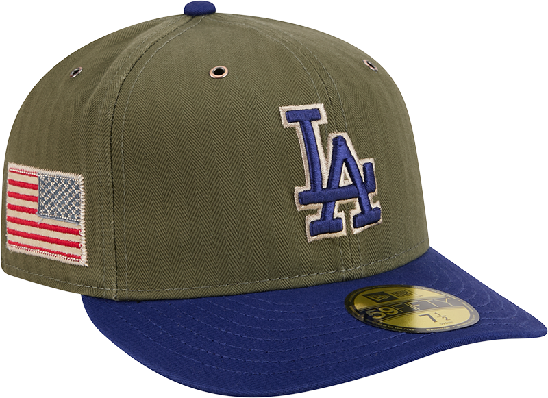 Los Angeles Dodgers Three Looms American Herringbone 59FIFTY Fitted Hat