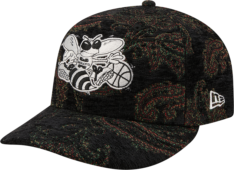 Charlotte Hornets Three Looms Jacquard Chenille 59FIFTY Fitted Hat