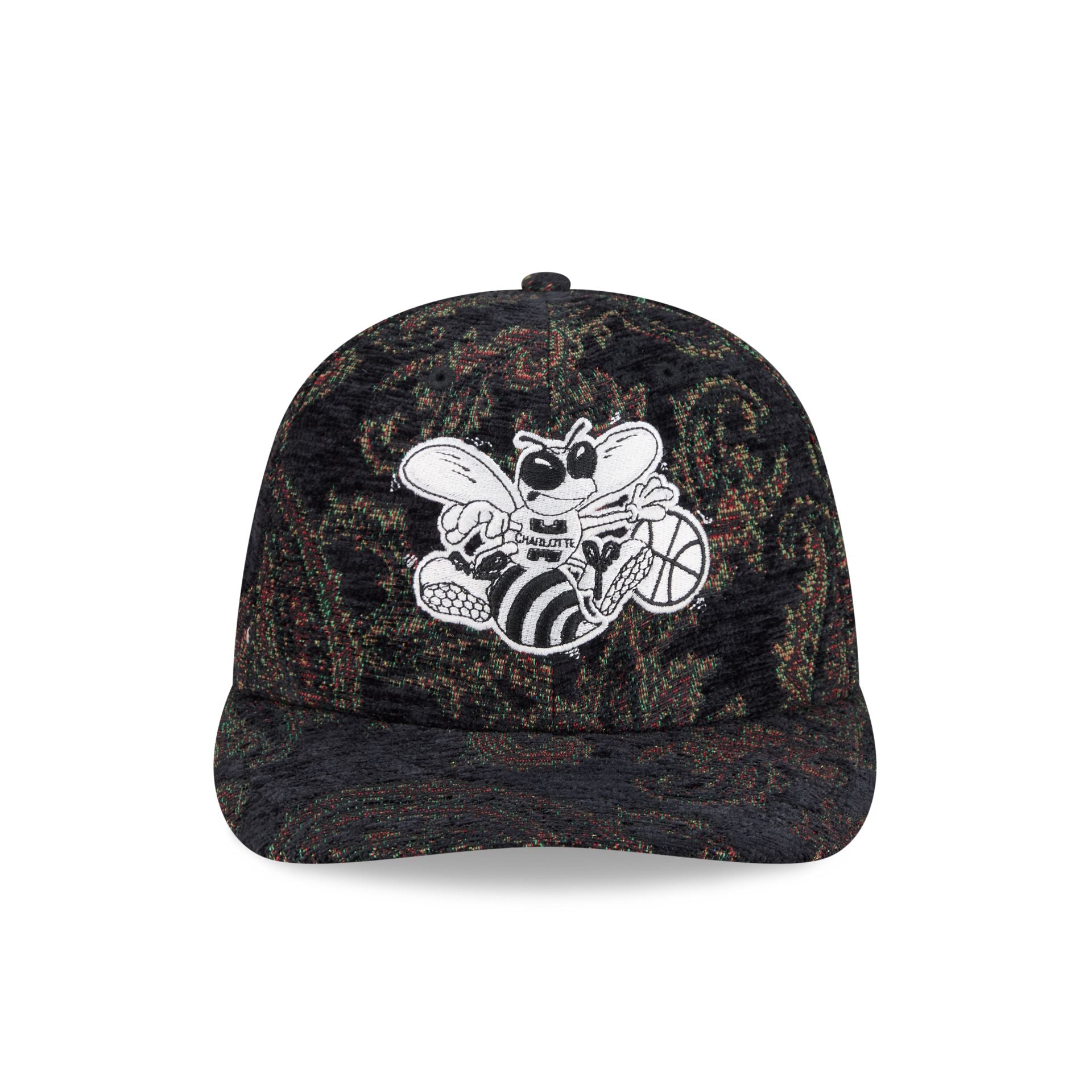 Charlotte Hornets Three Looms Jacquard Chenille 59FIFTY Fitted Hat