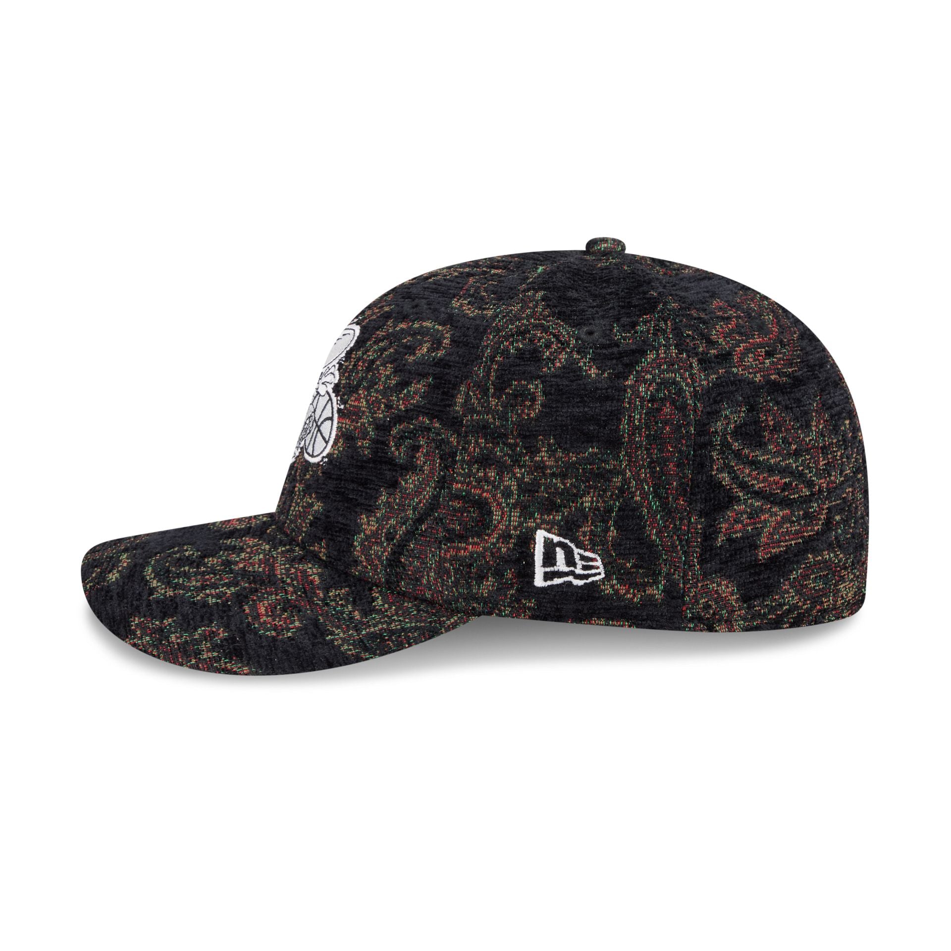 Charlotte Hornets Three Looms Jacquard Chenille 59FIFTY Fitted Hat