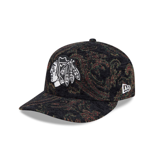 Chicago Blackhawks Three Looms Jacquard Chenille 59FIFTY Fitted Hat - New Era Cap