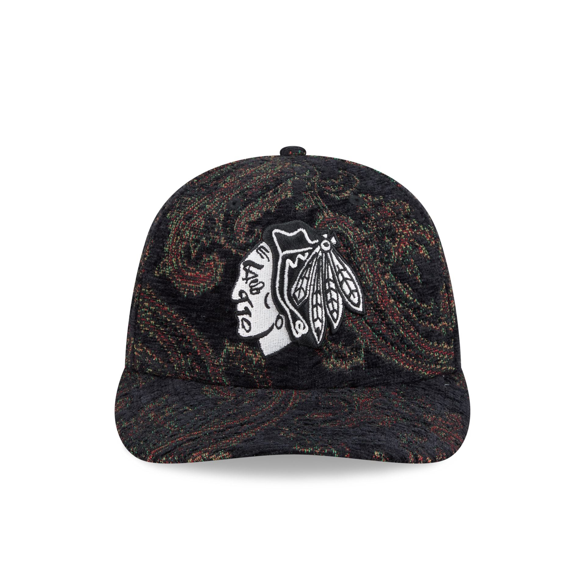 Chicago Blackhawks Three Looms Jacquard Chenille 59FIFTY Fitted Hat
