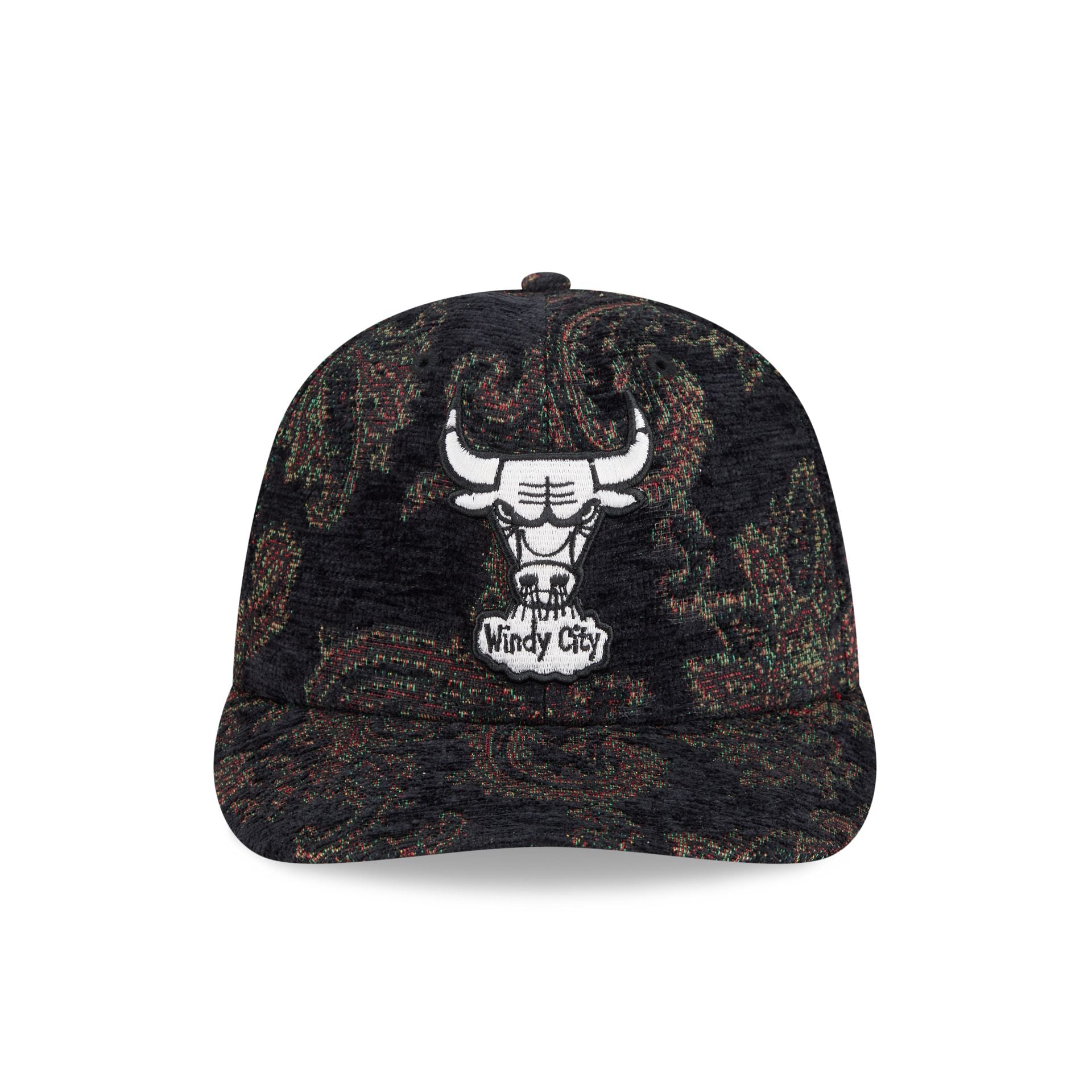 Chicago Bulls Three Looms Jacquard Chenille 59FIFTY Fitted Hat
