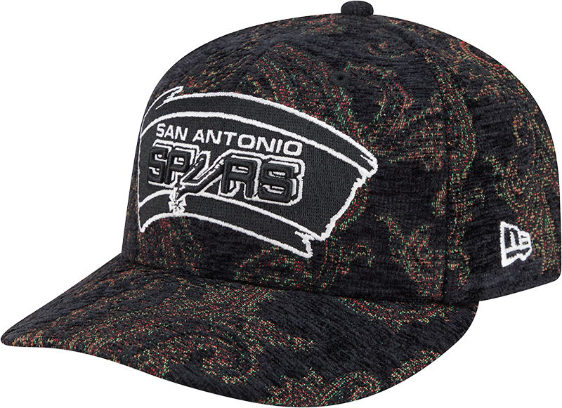 San Antonio Spurs Three Looms Jacquard Chenille 59FIFTY Fitted Hat