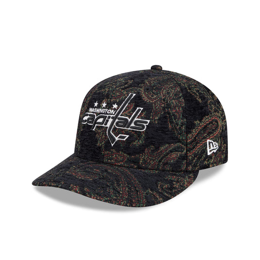 Washington Capitals Three Looms Jacquard Chenille 59FIFTY Fitted Hat - New Era Cap