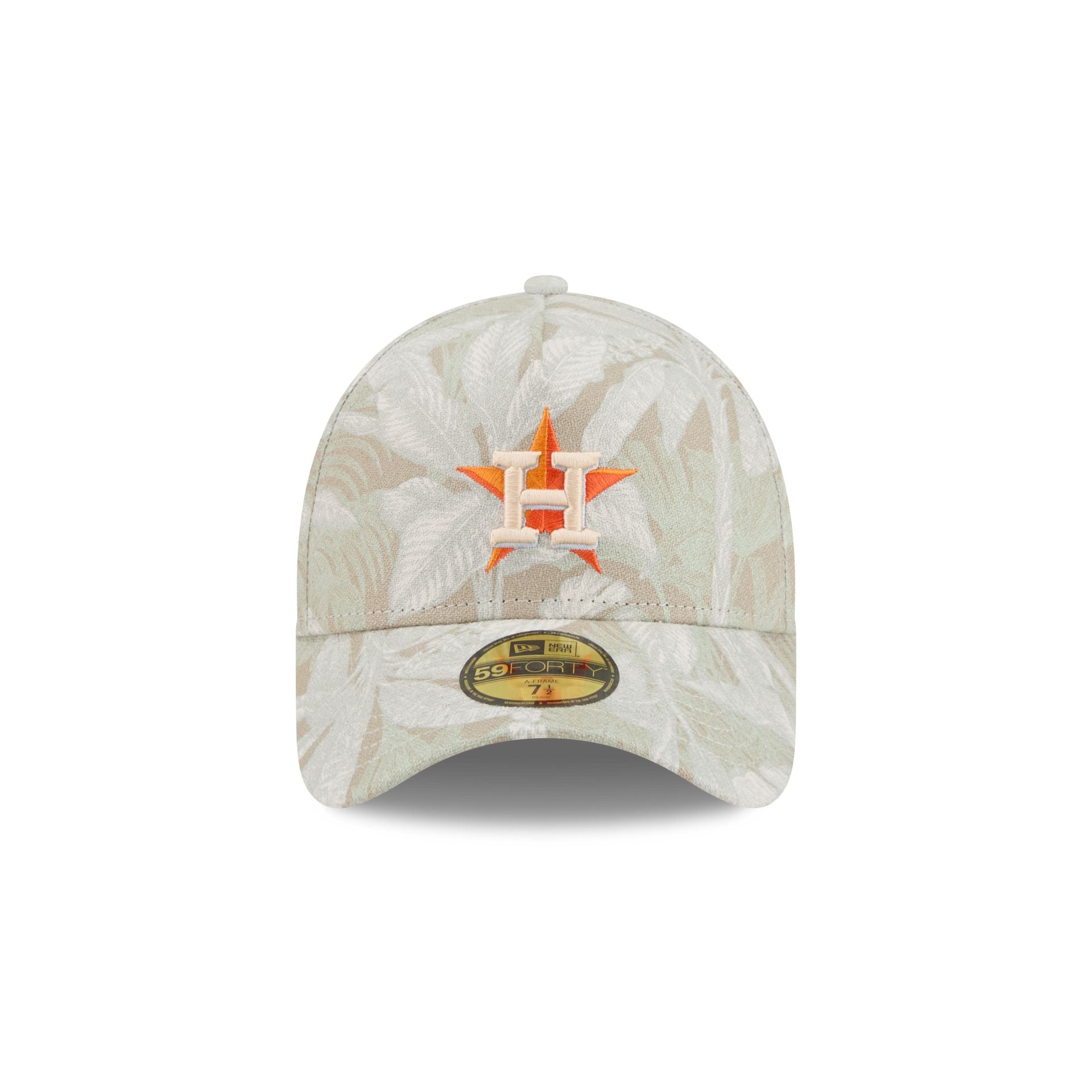 Houston Astros Three Looms Leafy Palm 59FORTY A-Frame Fitted Hat