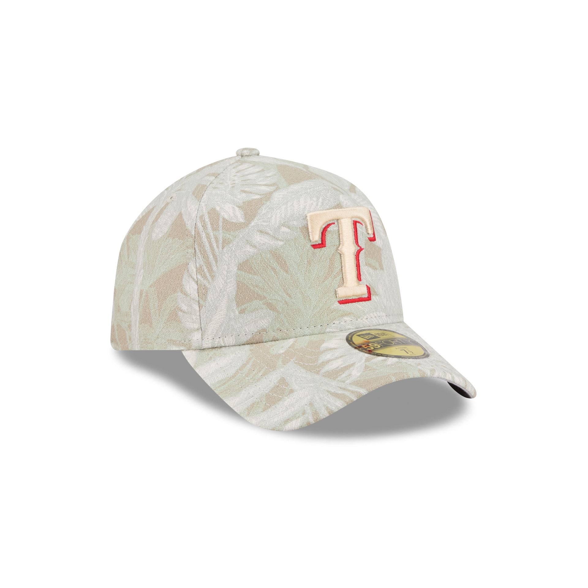Texas Rangers Three Looms Leafy Palm 59FORTY A-Frame Fitted Hat