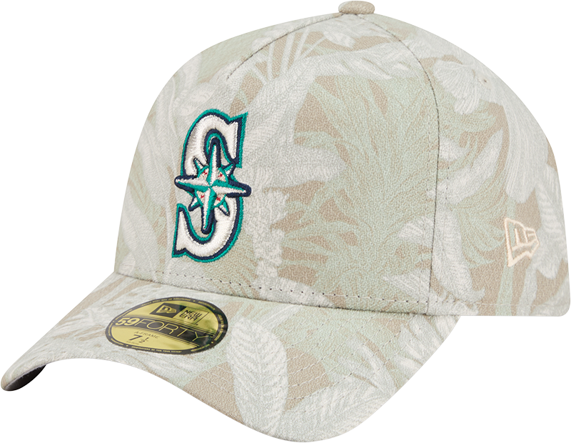 Seattle Mariners Three Looms Leafy Palm 59FORTY A-Frame Fitted Hat