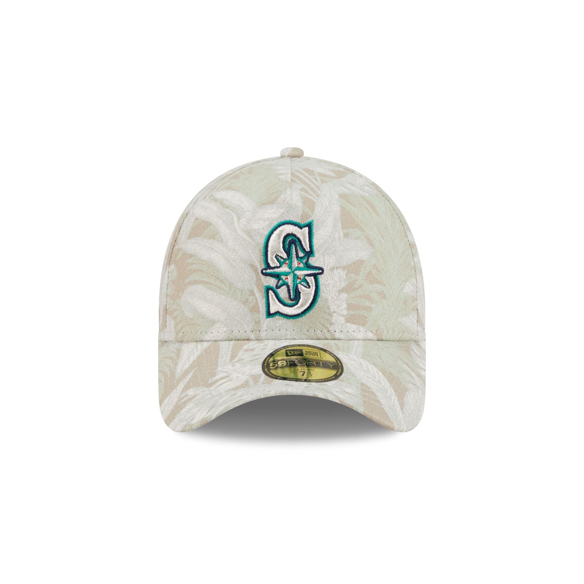 Seattle Mariners Three Looms Leafy Palm 59FORTY A-Frame Fitted Hat