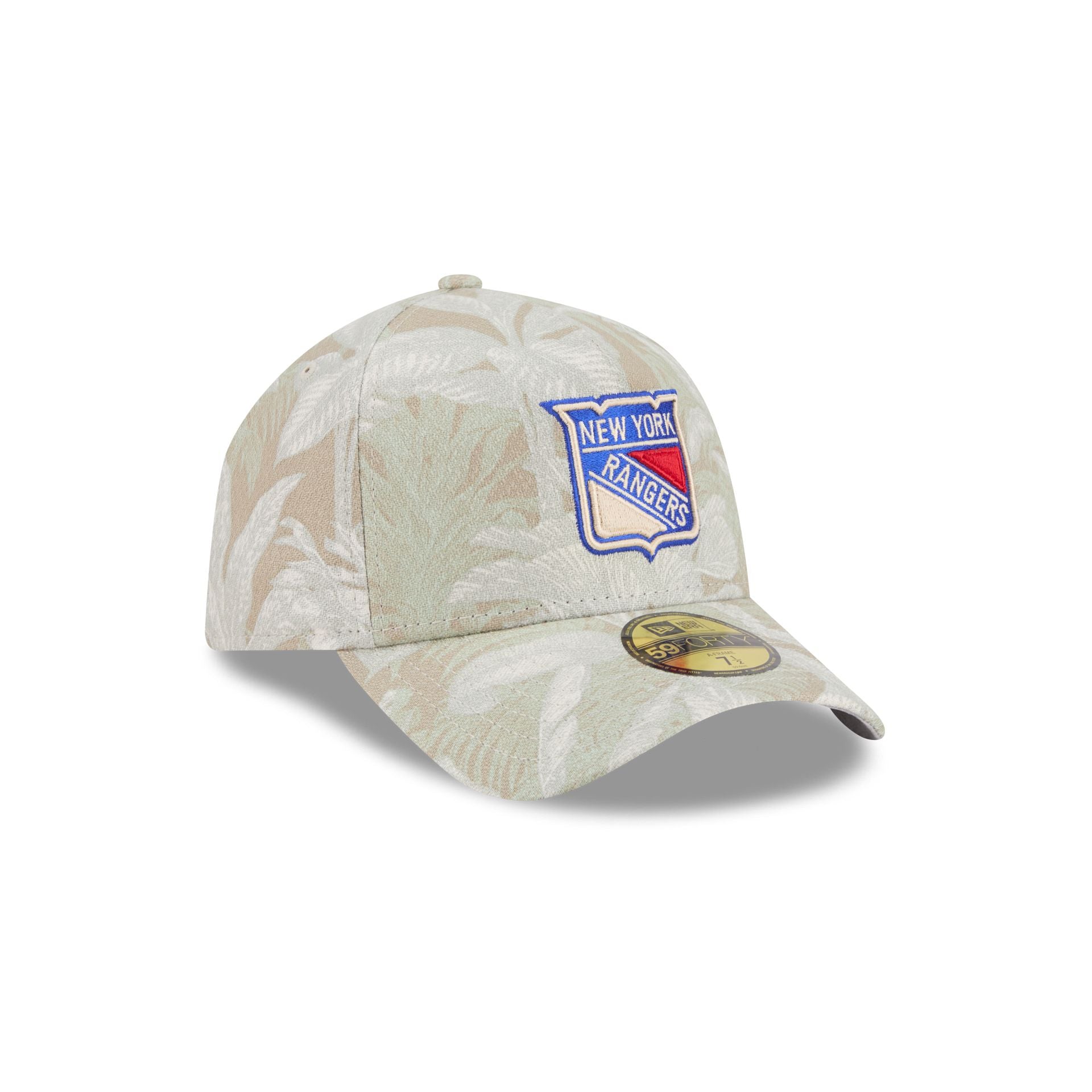 New York Rangers Three Looms Leafy Palm 59FORTY A-Frame Fitted Hat
