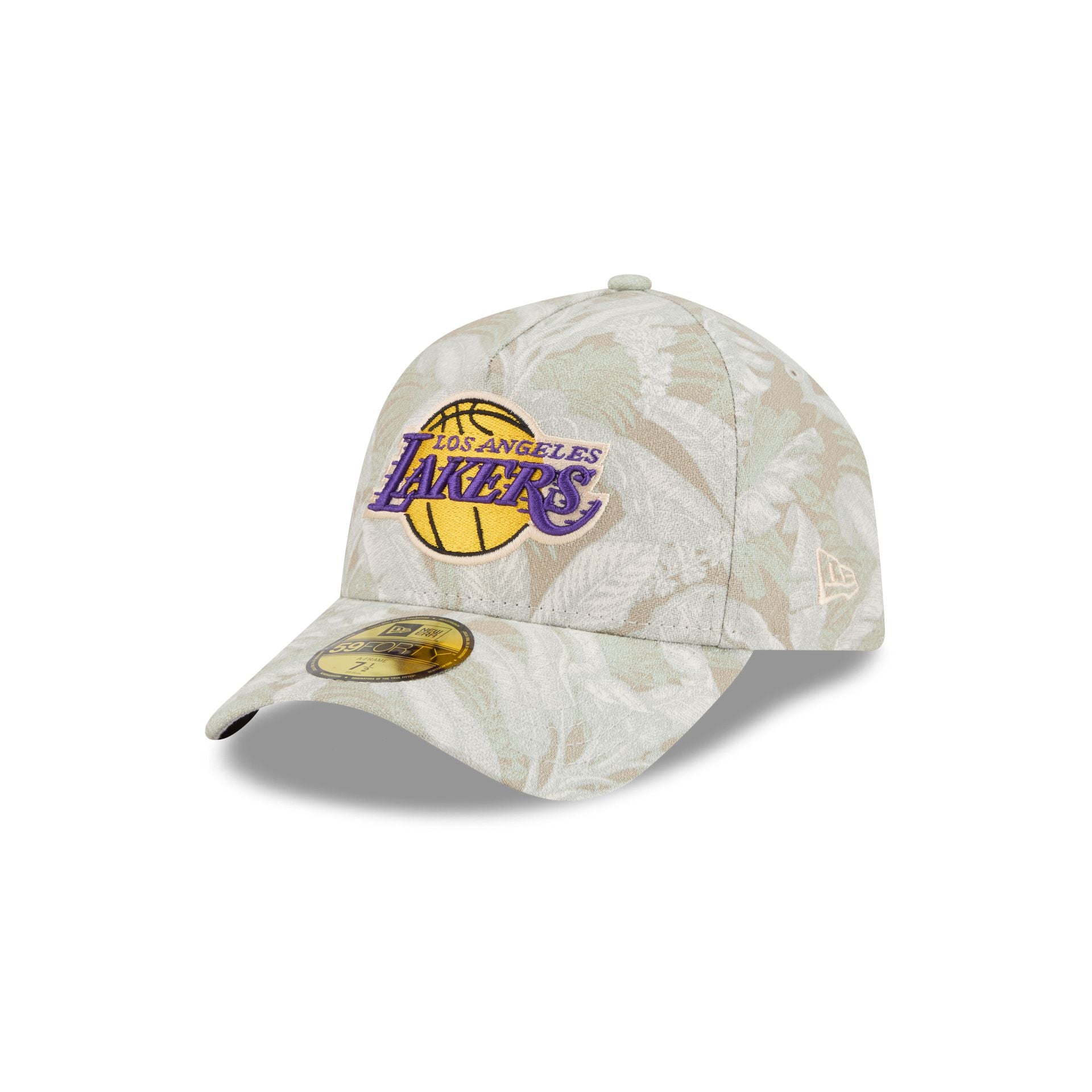 Los Angeles Lakers Three Looms Leafy Palm 59FORTY A-Frame Fitted Hat