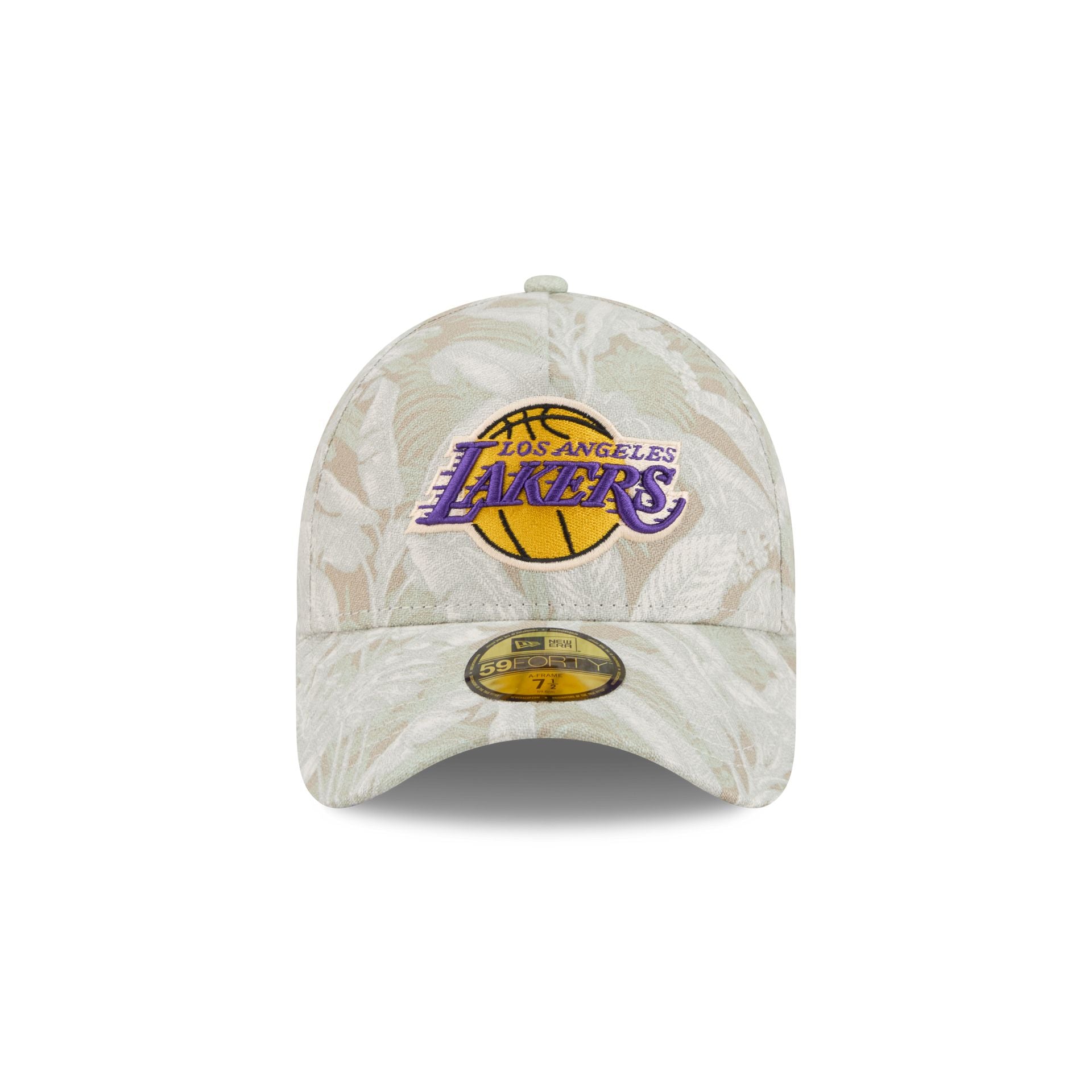 Los Angeles Lakers Three Looms Leafy Palm 59FORTY A-Frame Fitted Hat