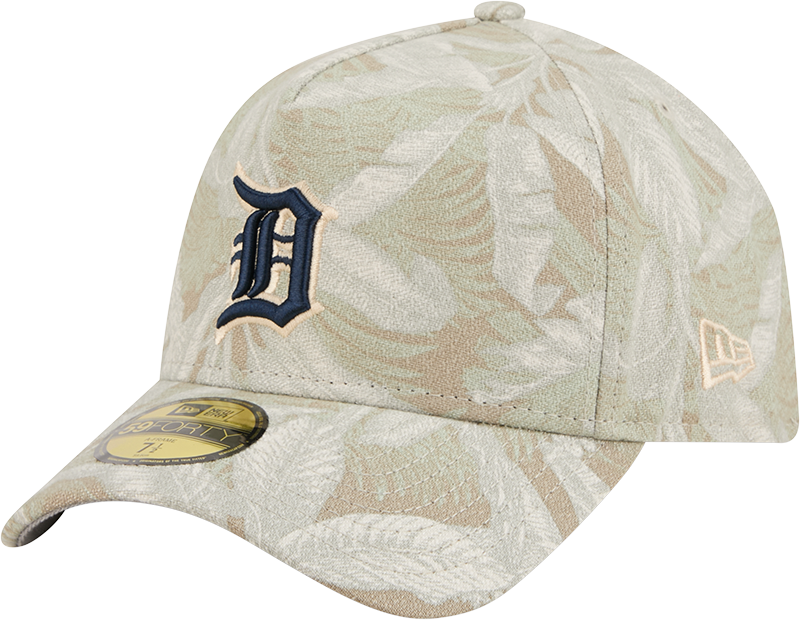 Detroit Tigers Three Looms Leafy Palm 59FORTY A-Frame Fitted Hat