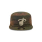 Miami Heat Three Looms Nylon Wash Dye Painter Hat