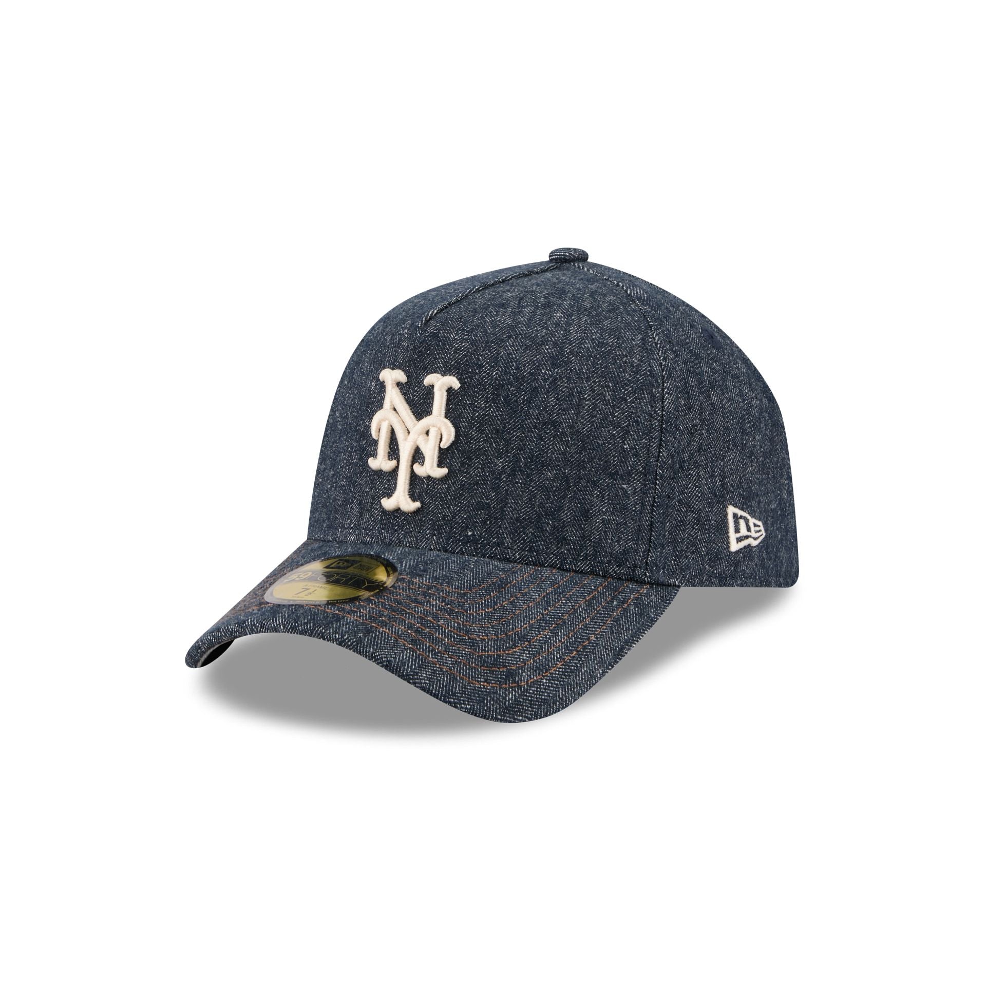 New York Mets Denim 59FORTY A-Frame Fitted Hat