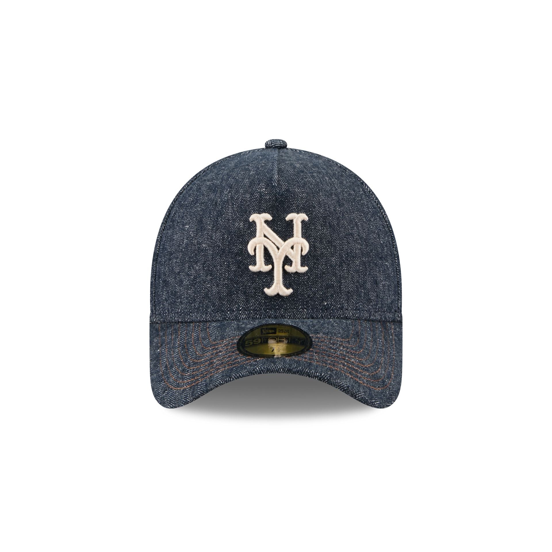 New York Mets Denim 59FORTY A-Frame Fitted Hat