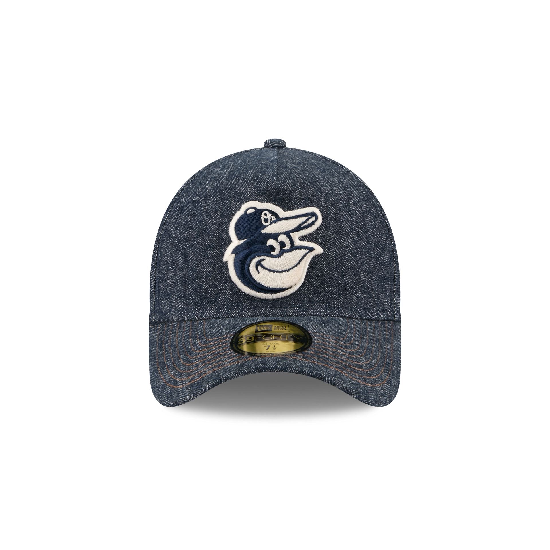 Baltimore Orioles Denim 59FORTY A-Frame Fitted Hat