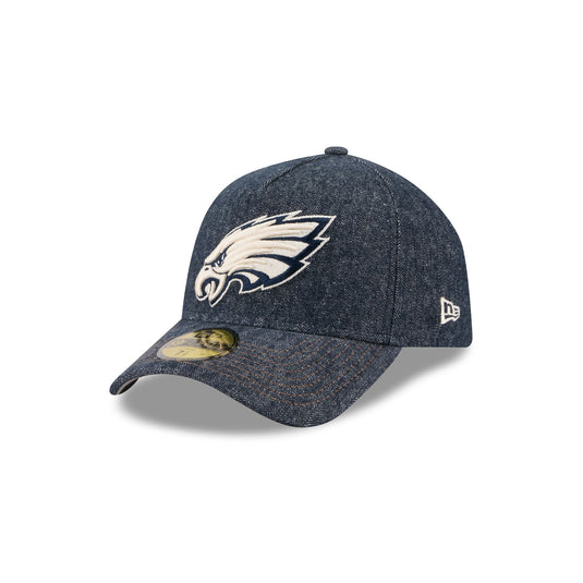 Philadelphia Eagles Denim 59FORTY A-Frame Fitted Hat - New Era Cap