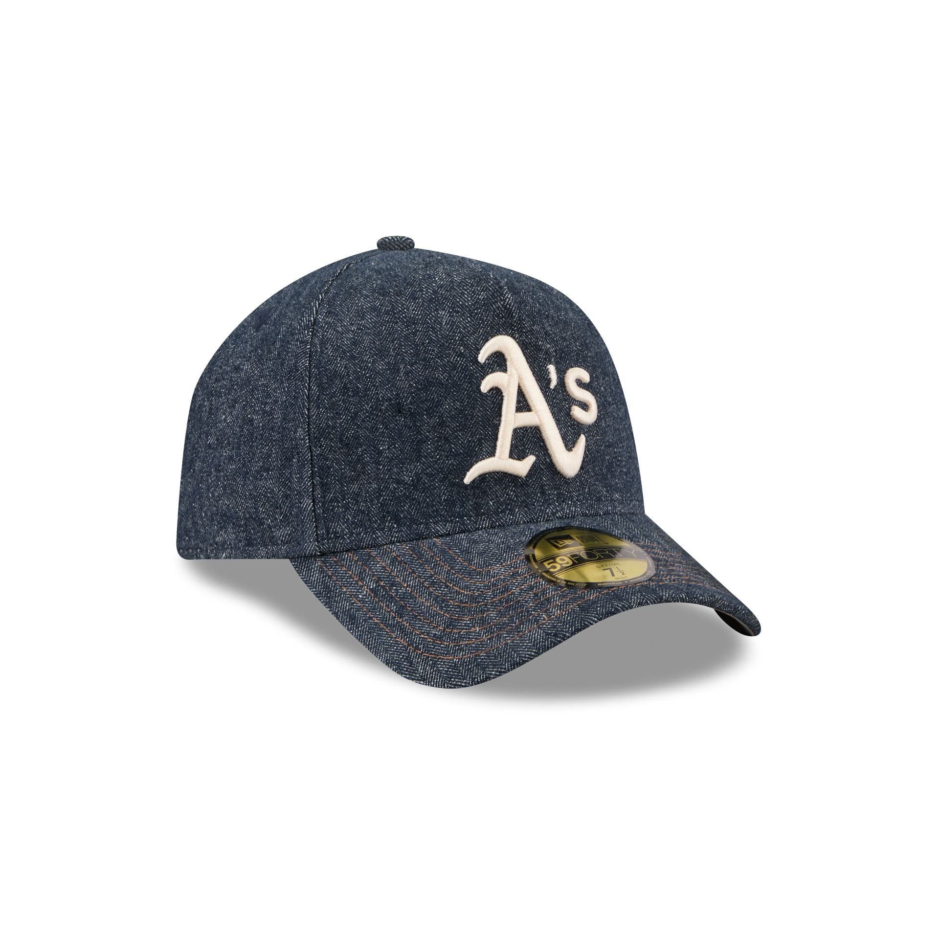 Athletics Denim 59FORTY A-Frame Fitted Hat