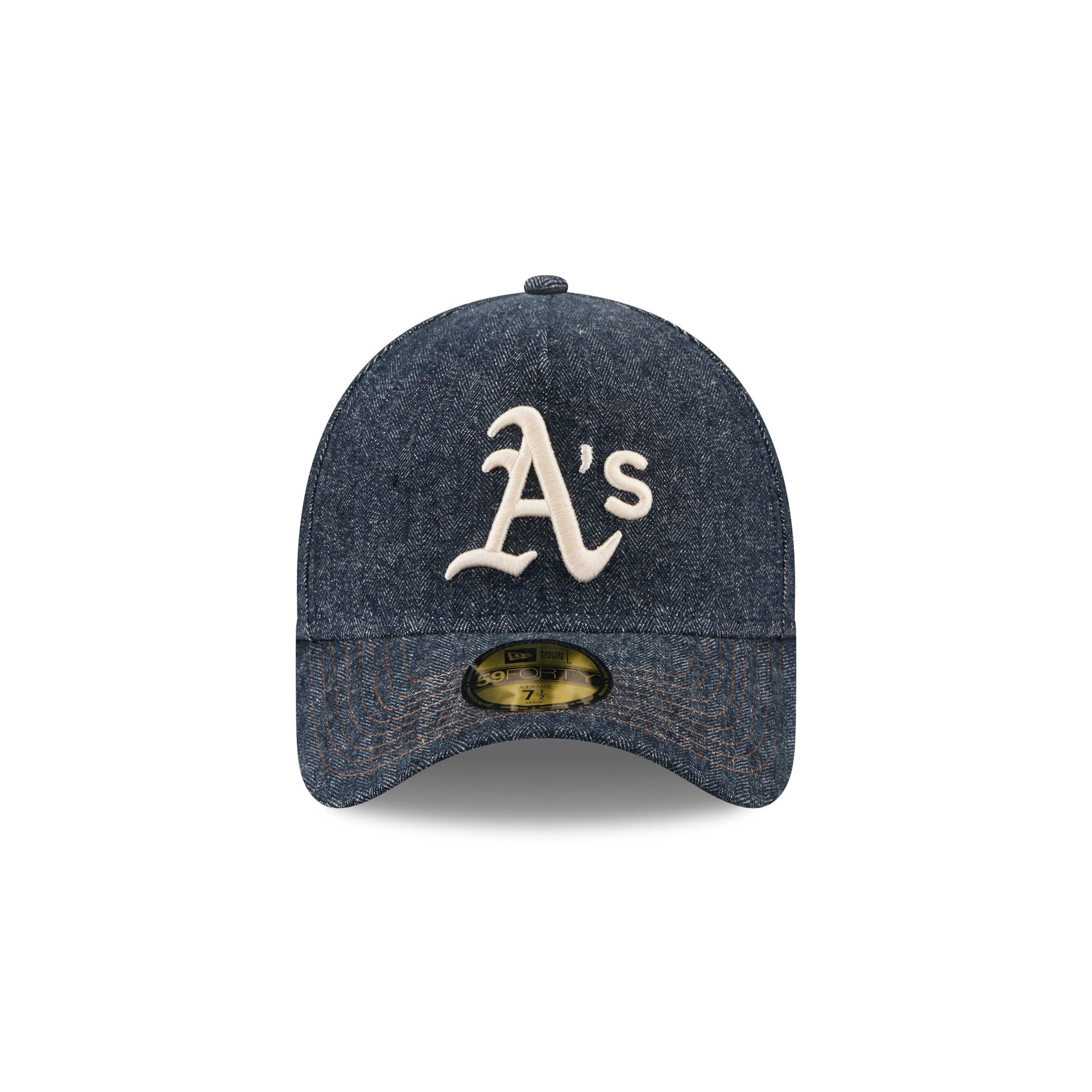 Athletics Denim 59FORTY A-Frame Fitted Hat
