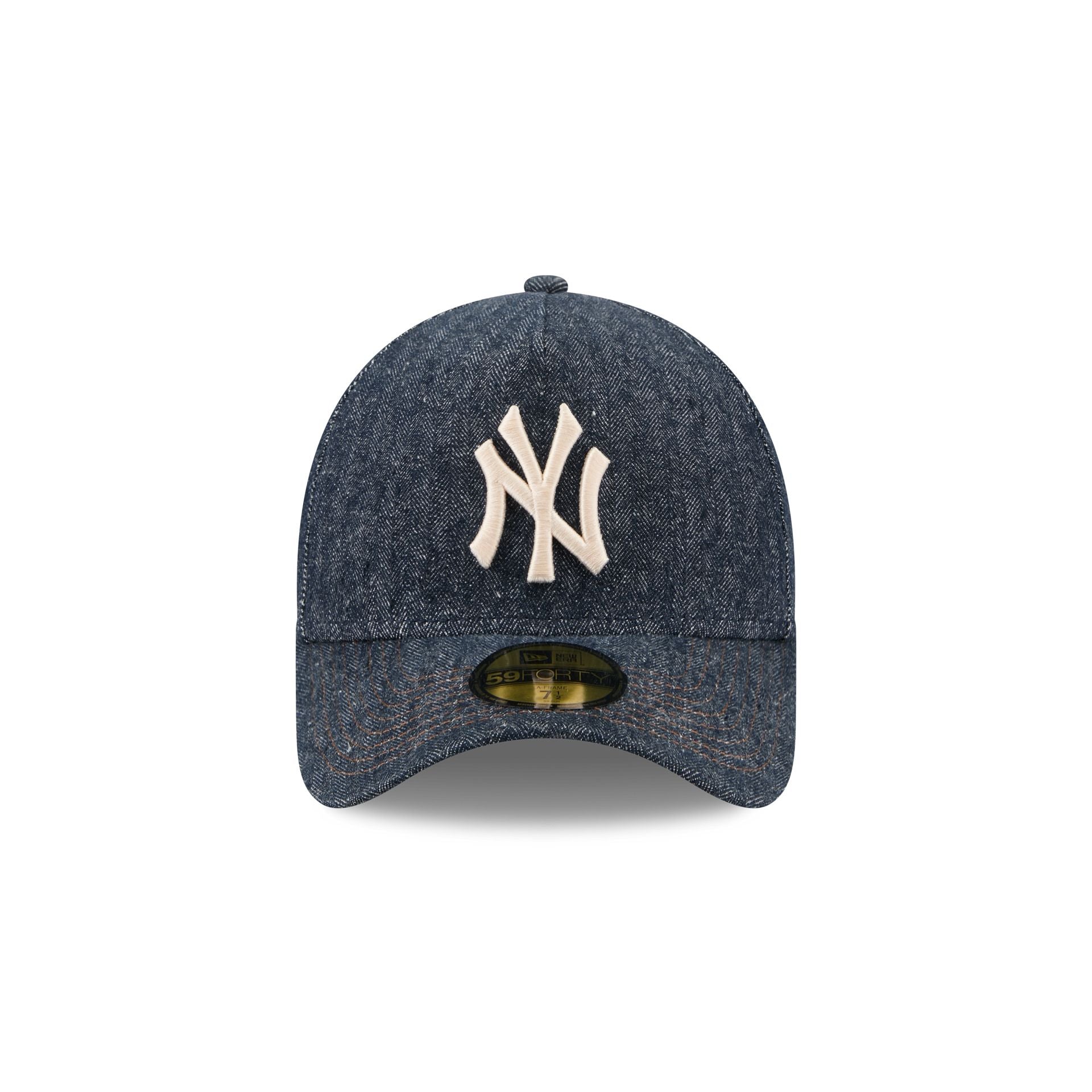 New York Yankees Denim 59FORTY A-Frame Fitted Hat