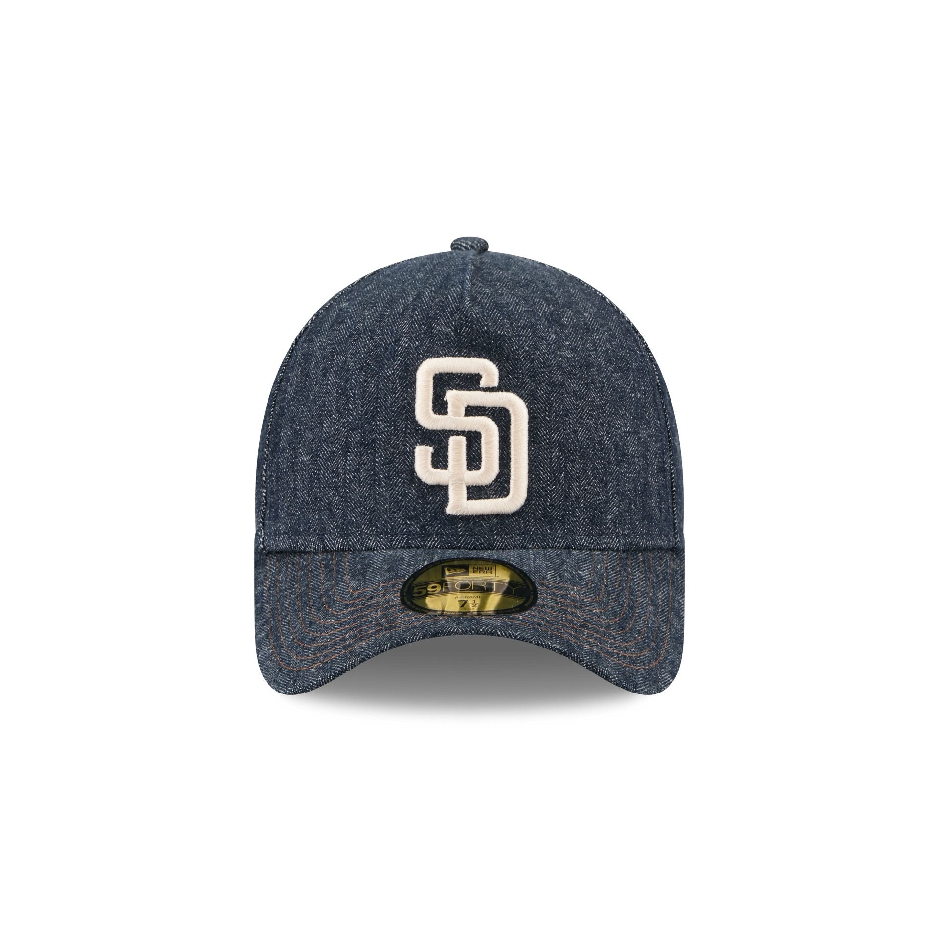 San Diego Padres Denim 59FORTY A-Frame Fitted Hat