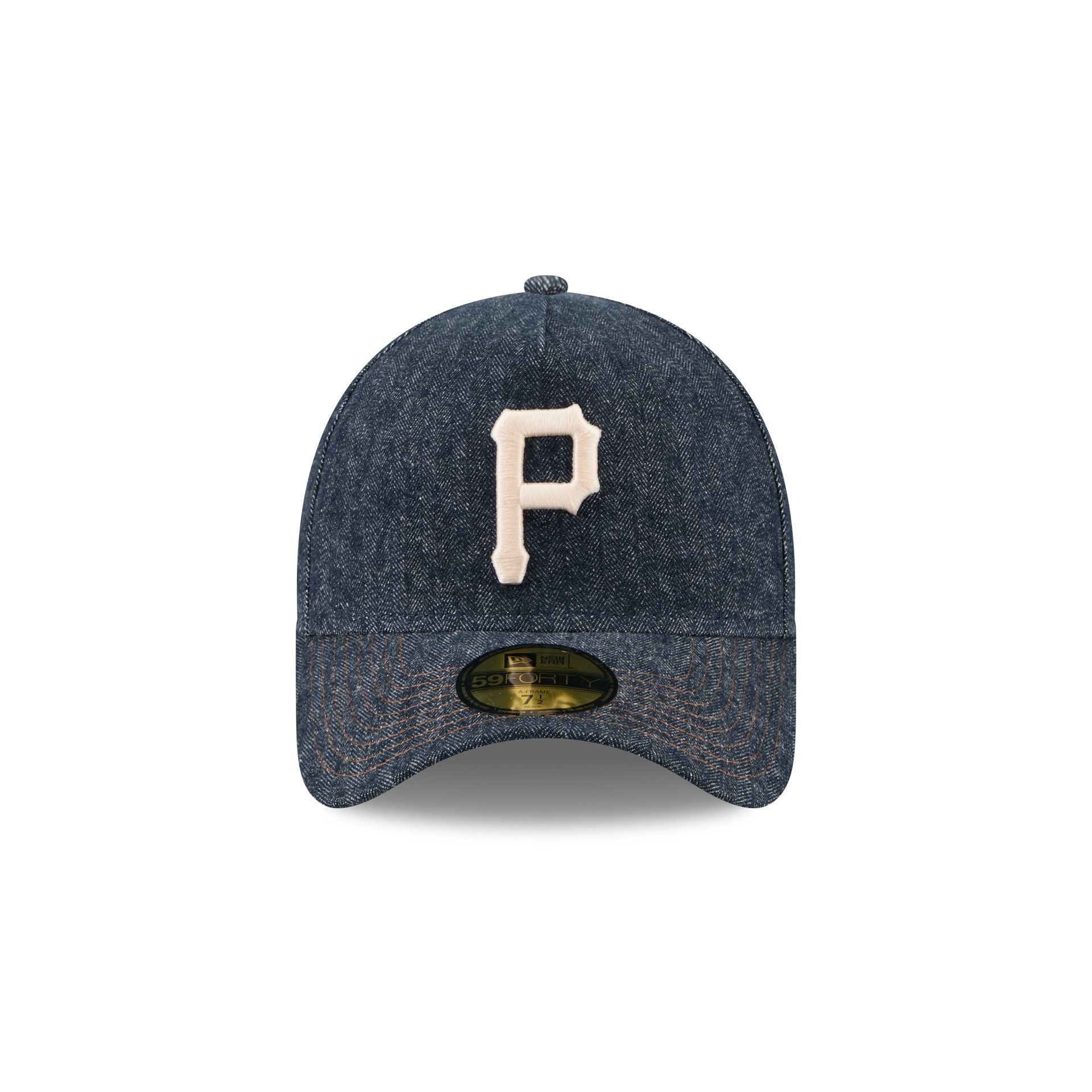 Pittsburgh Pirates Denim 59FORTY A-Frame Fitted Hat