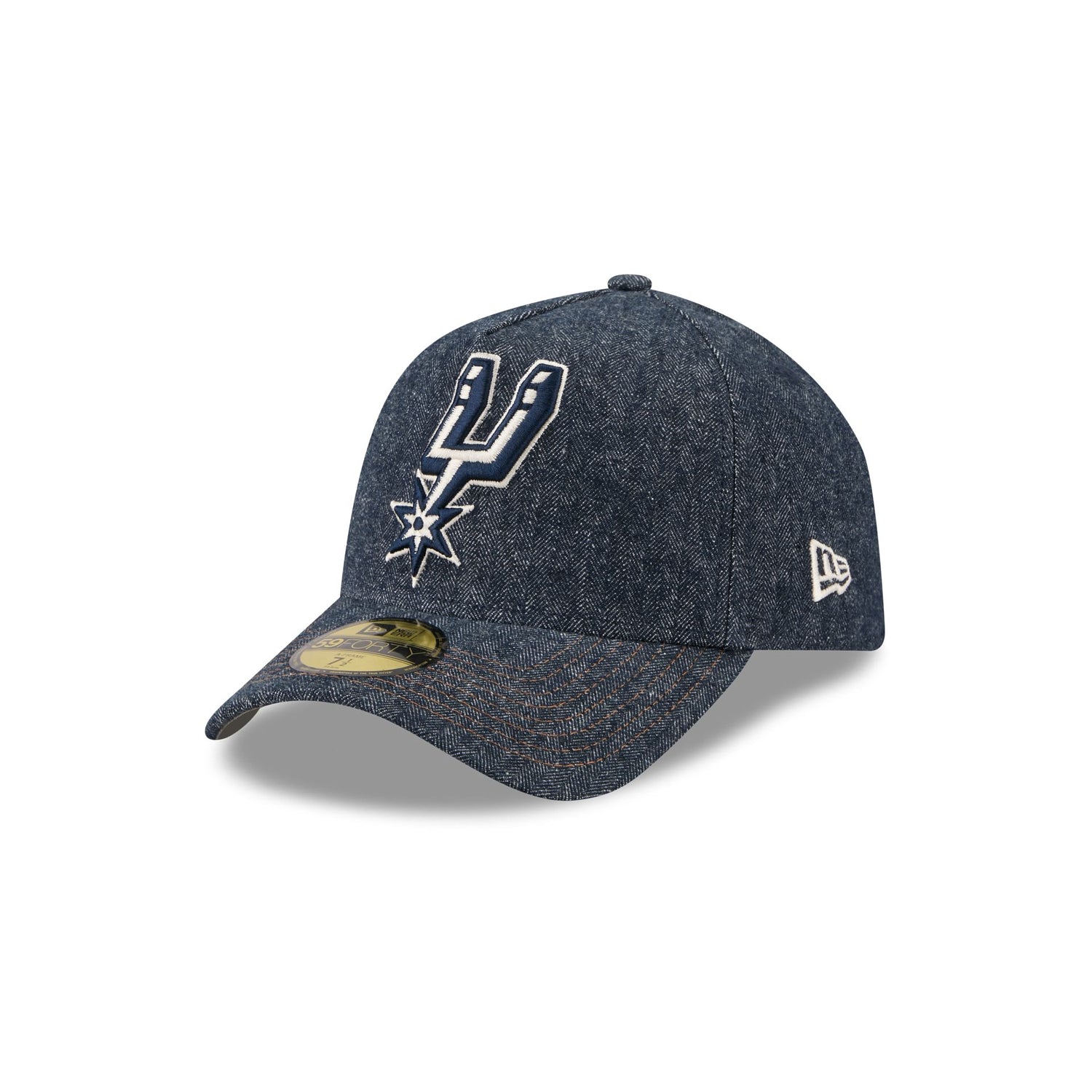San Antonio Spurs Denim 59FORTY A-Frame Fitted Hat