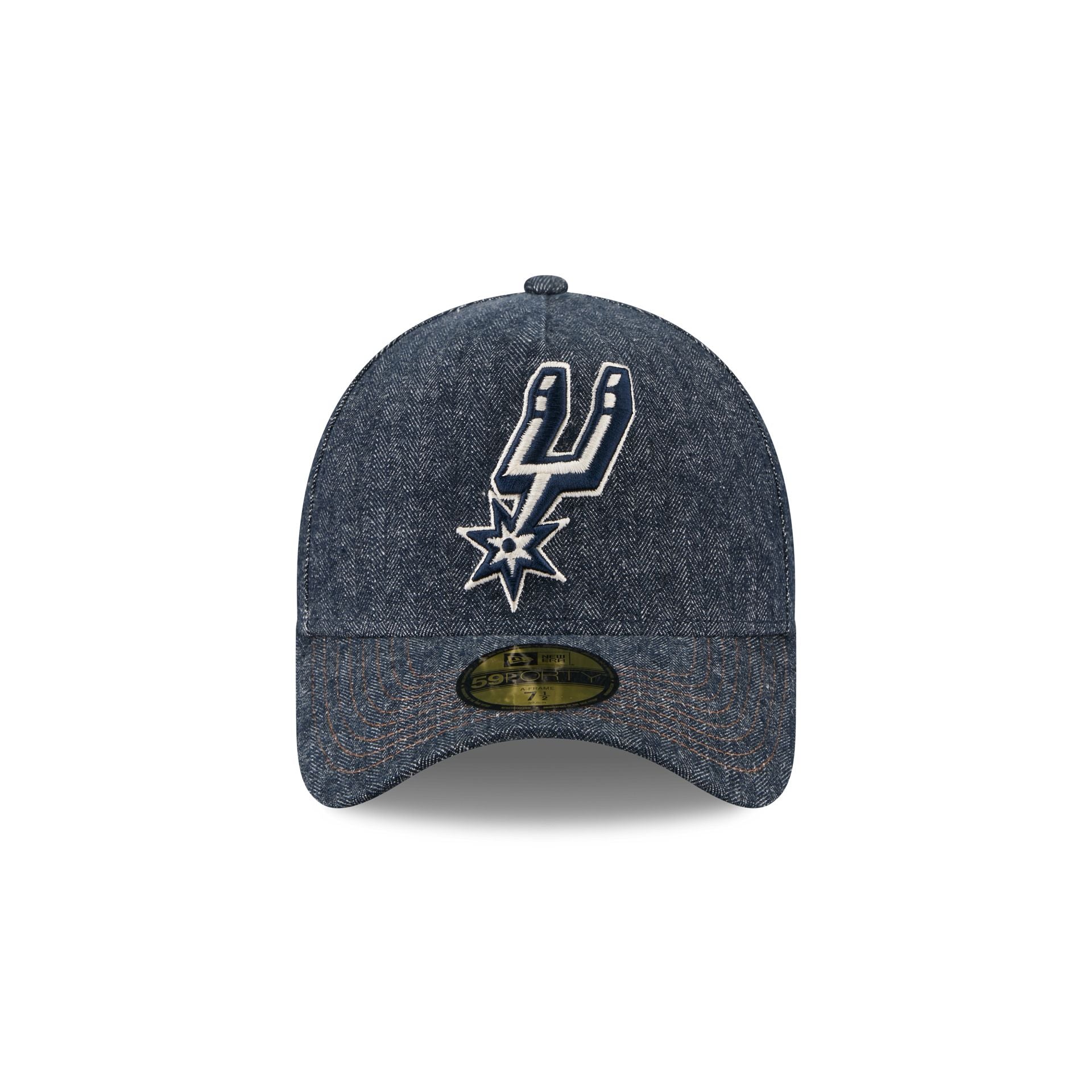 San Antonio Spurs Denim 59FORTY A-Frame Fitted Hat