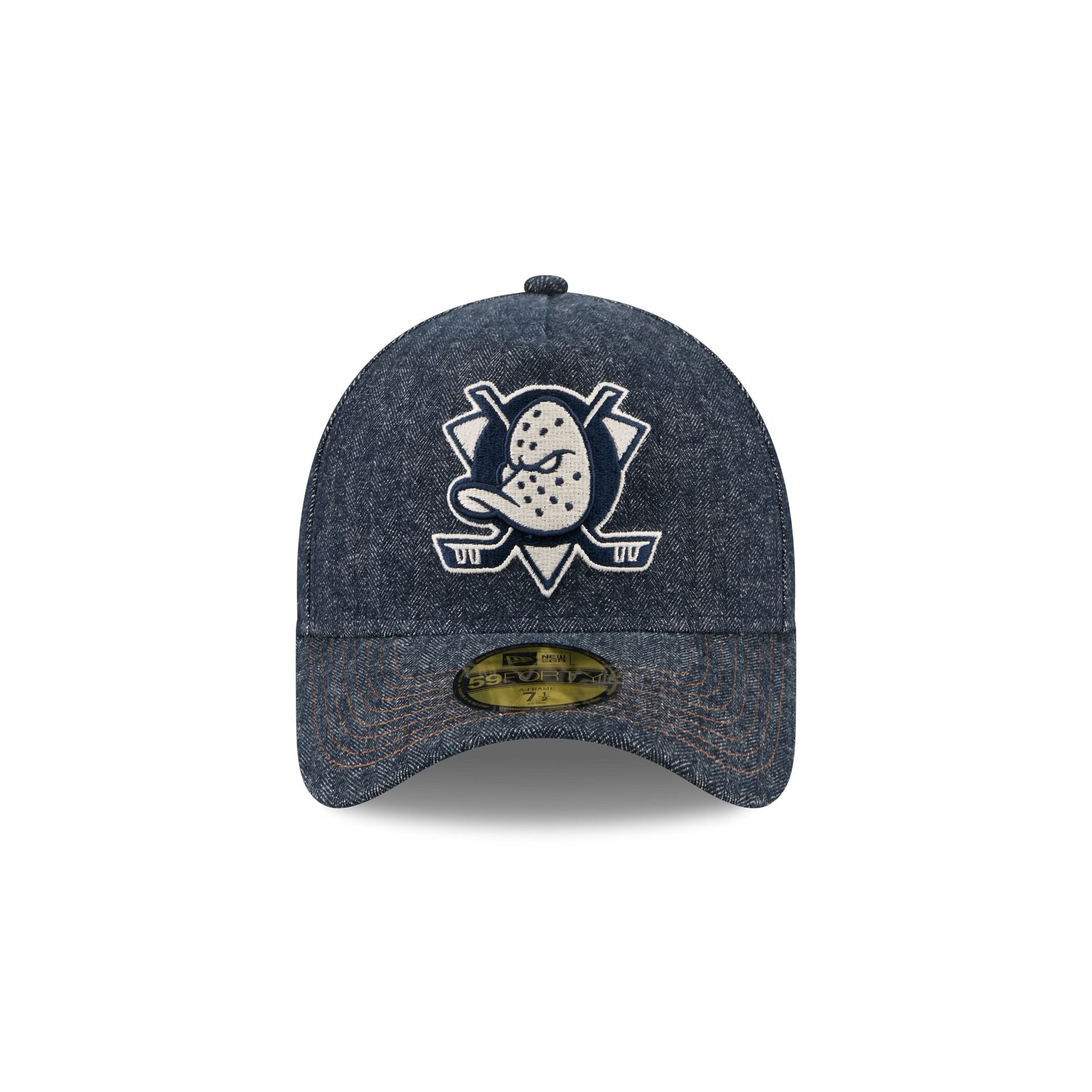 Anaheim Ducks Denim 59FORTY A-Frame Fitted Hat