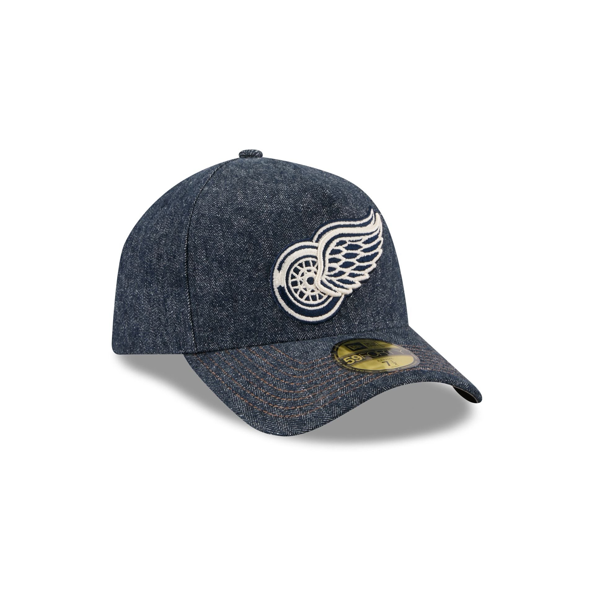 Detroit Red Wings Denim 59FORTY A-Frame Fitted Hat