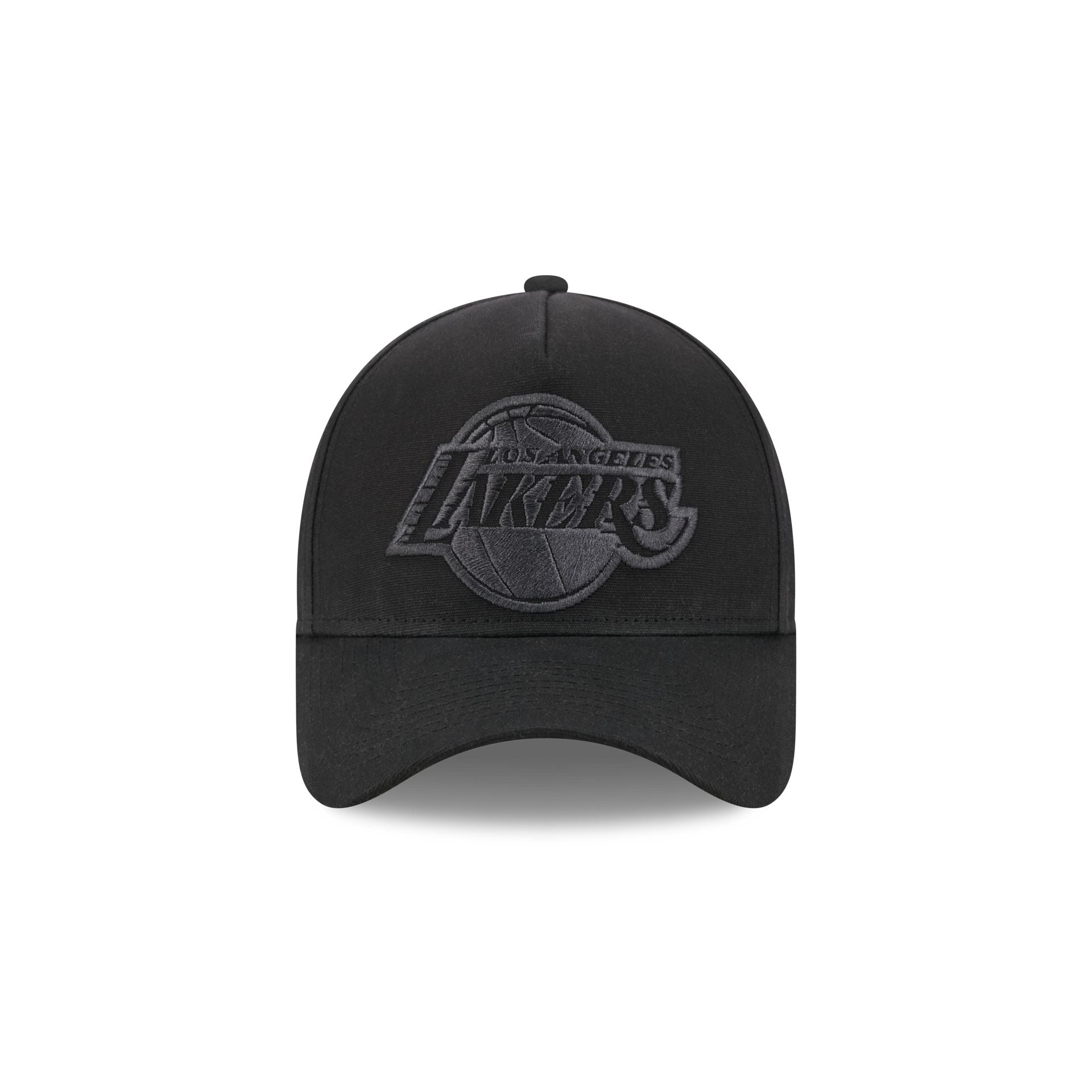 Los Angeles Lakers Waxed Canvas Black 59FORTY A-Frame Fitted Hat