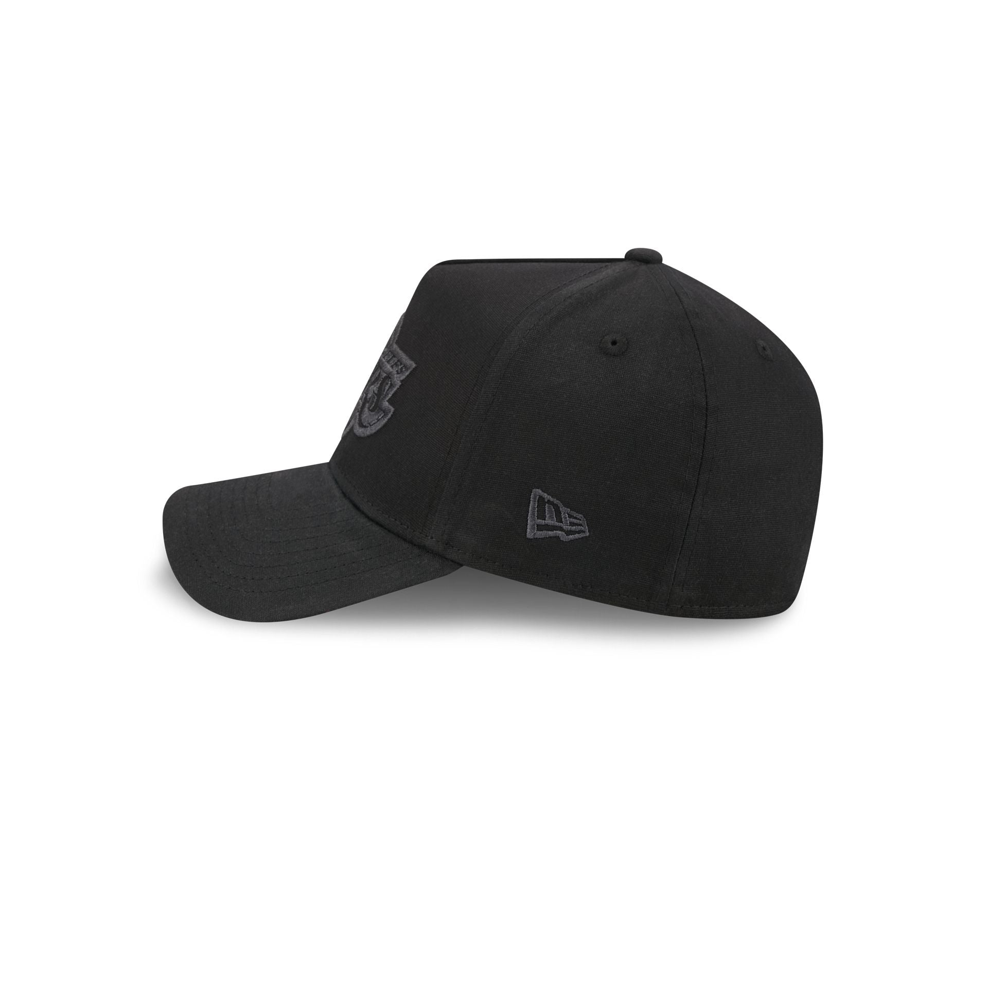 Los Angeles Lakers Waxed Canvas Black 59FORTY A-Frame Fitted Hat