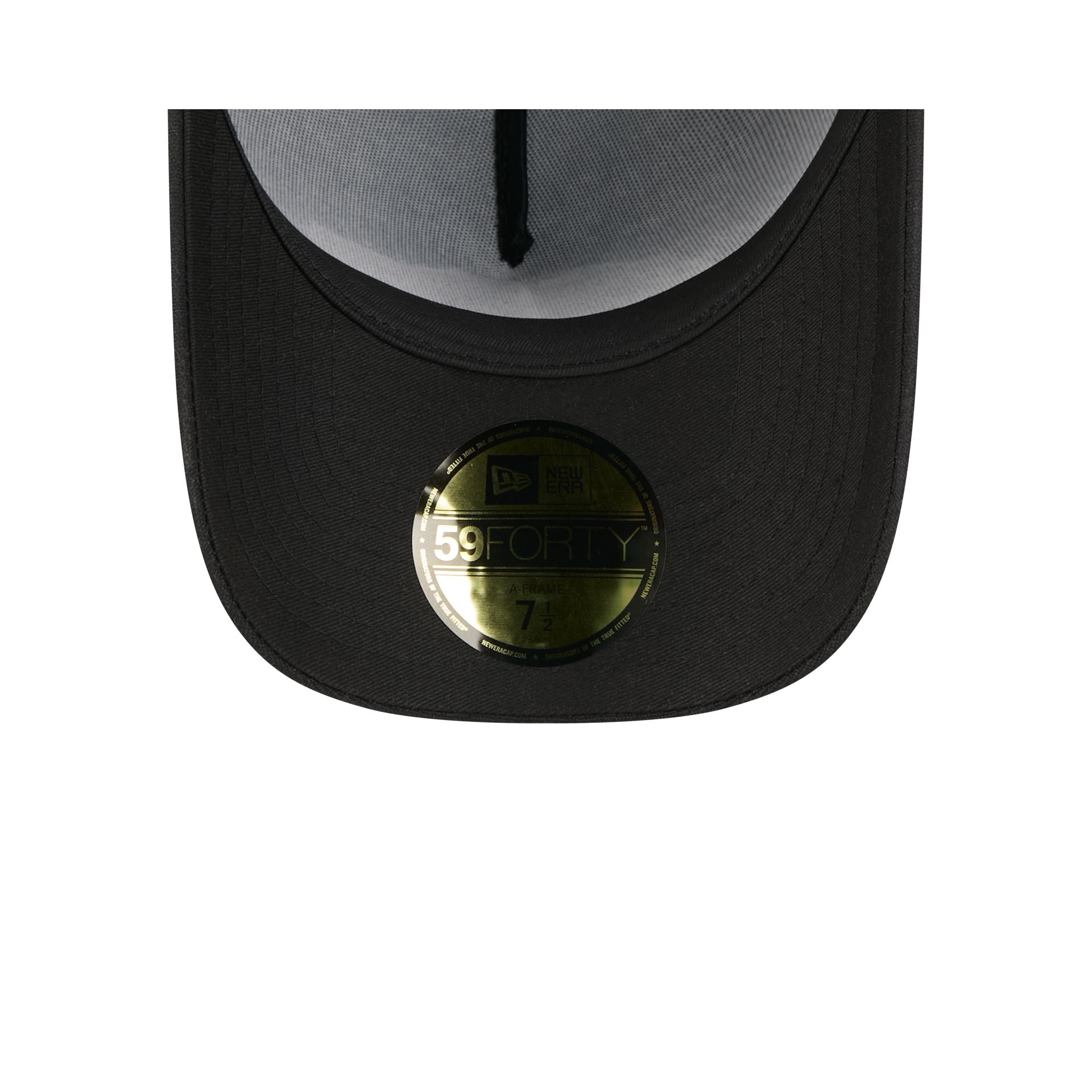 Los Angeles Lakers Waxed Canvas Black 59FORTY A-Frame Fitted Hat