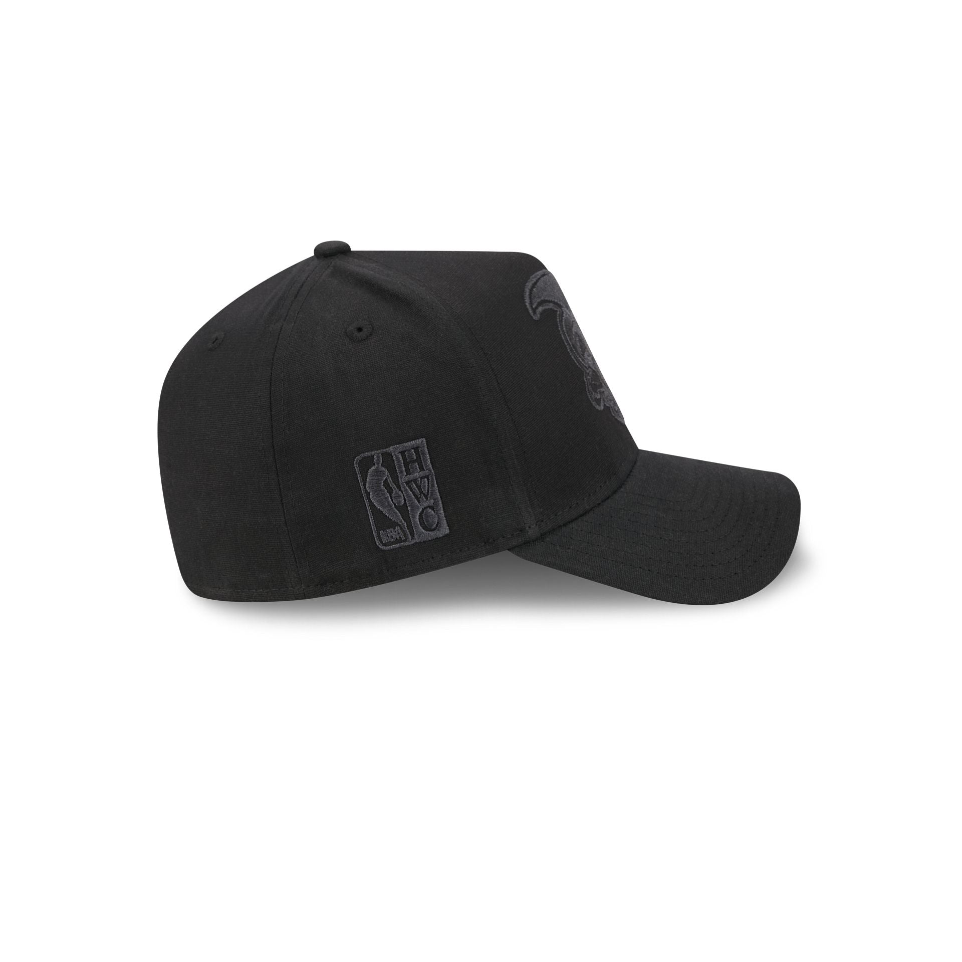 New York Knicks Waxed Canvas Black 59FORTY A-Frame Fitted Hat